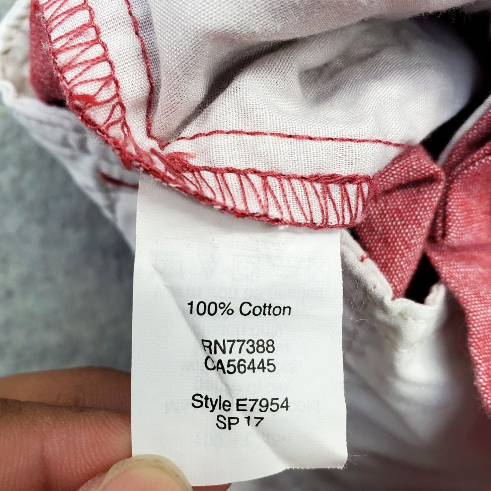 J.Crew J.CREW Gramercy Chino Shorts Mens 32W Red Casual Summer Wear Belt Loop Outdoor Shirt Size US 32 / EU 48 - 7 Thumbnail