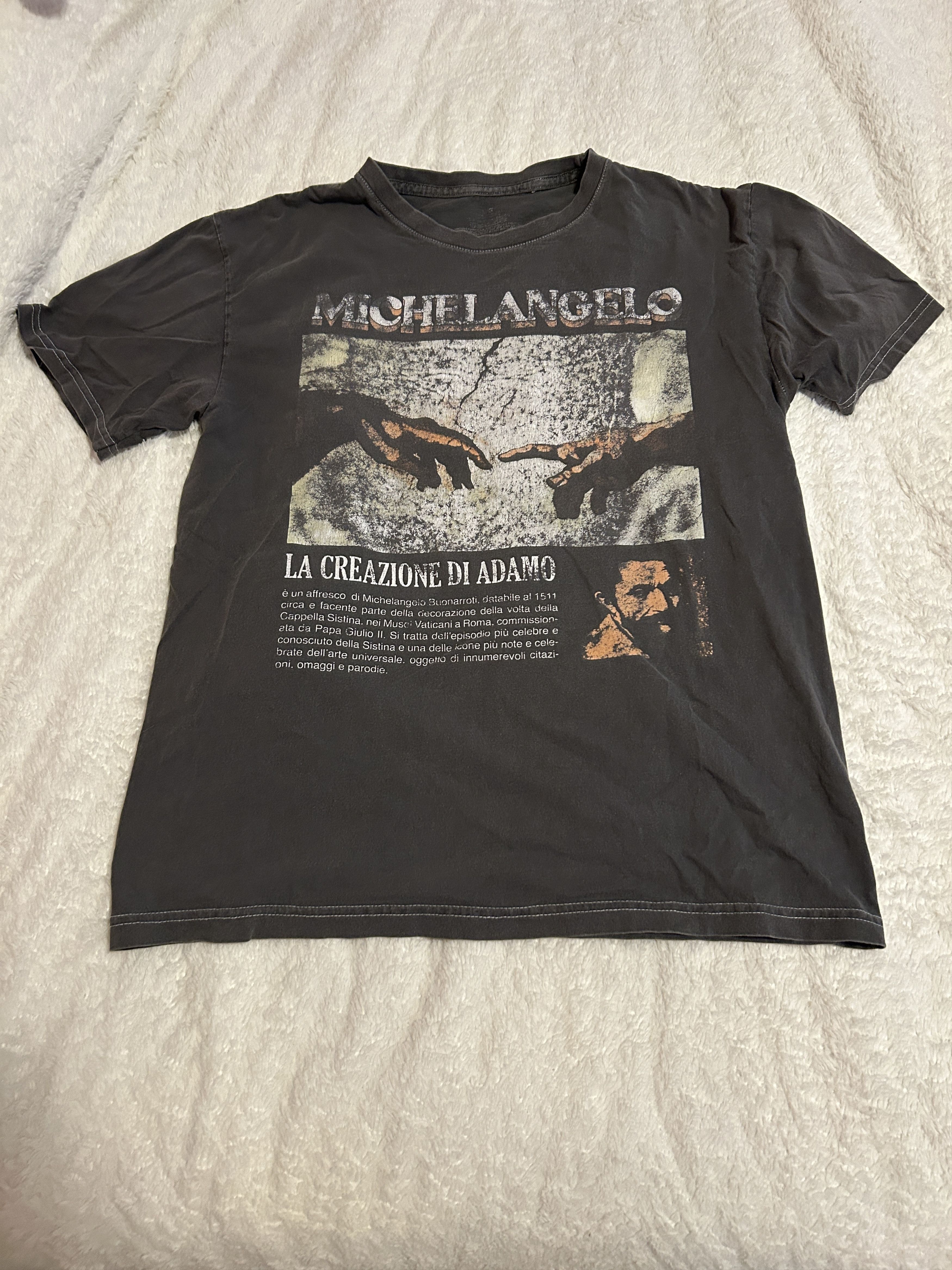 トップス 90s Michelangelo Buonarroti t-shirt Vintage Michelangelo T Shirt | Grailed