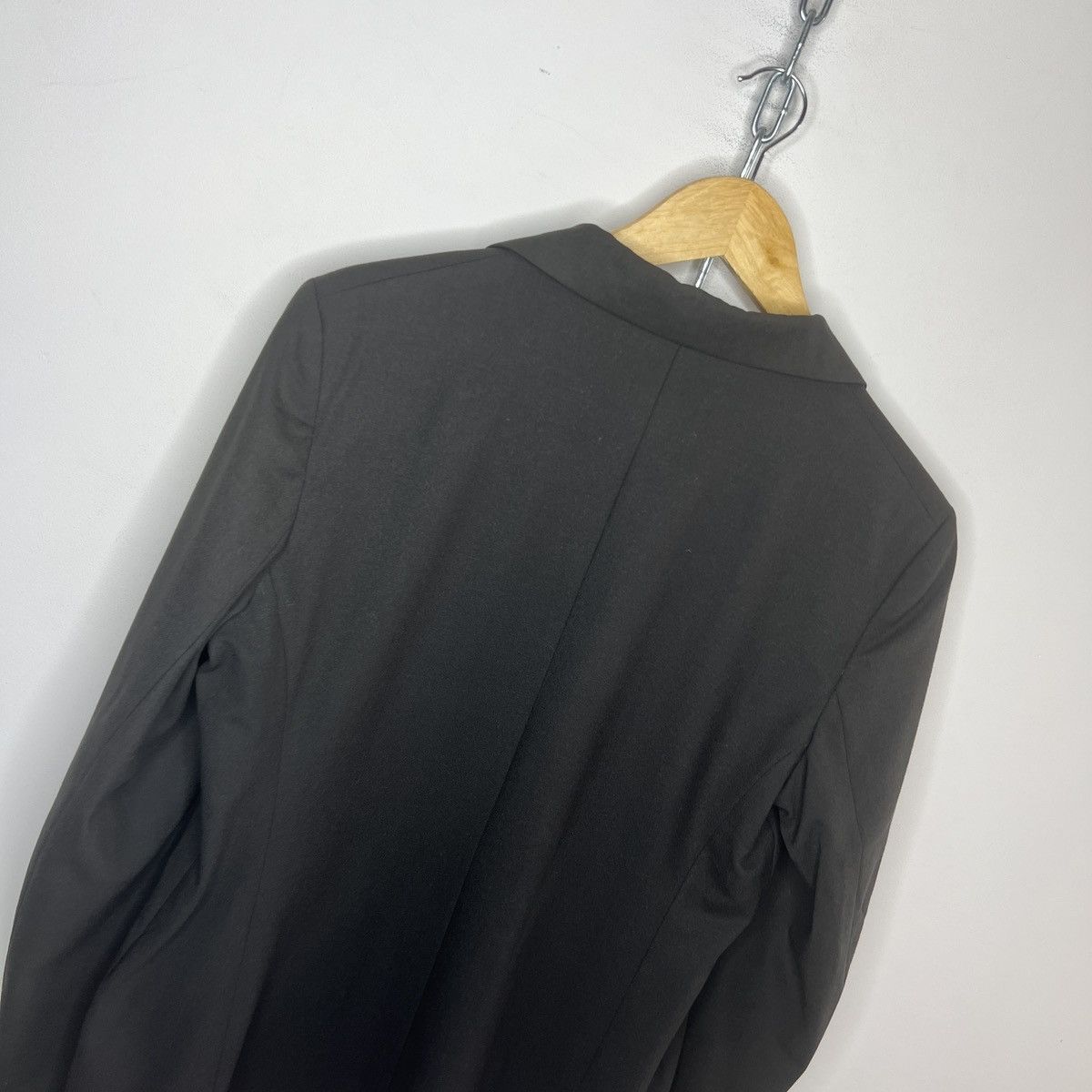 Jil Sander JIL Sander vintage blazer wool jacket graphite Size M / US 6-8 / IT 42-44 - 10 Thumbnail