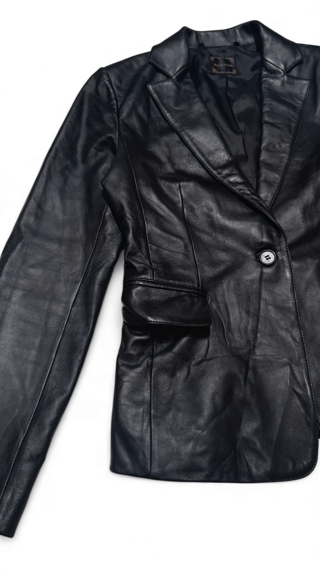 Vintage Vintage Y2K TASSE TASSE Women's Sheepskin Leather Jacket Size S / US 4 / IT 40 - 4 Thumbnail