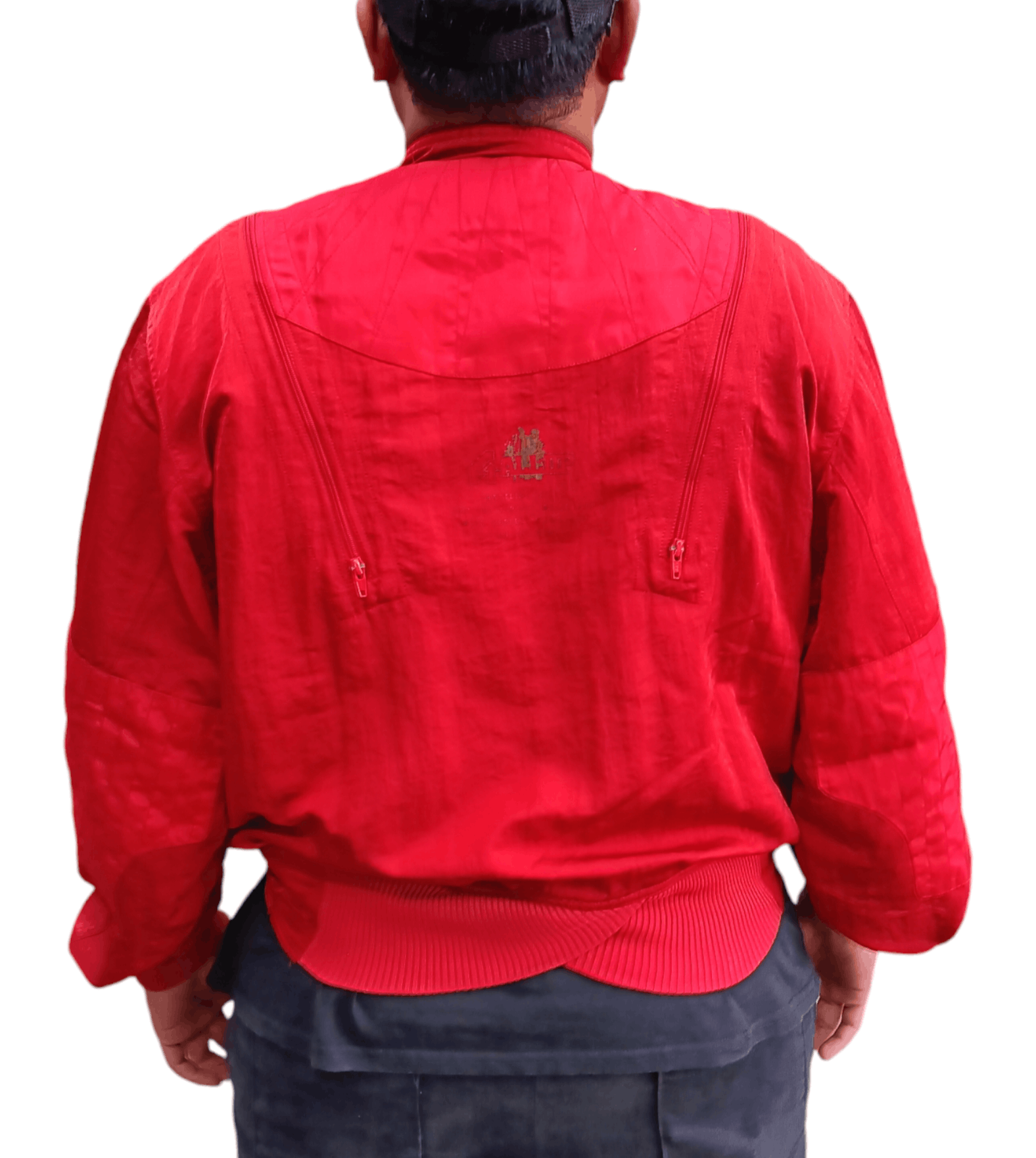Vintage 😍RARE😍VINTAGE GALLOP MOTORCYCLES RED BOMBER NYLON JACKET Size US XL / EU 56 / 4 - 14 Thumbnail