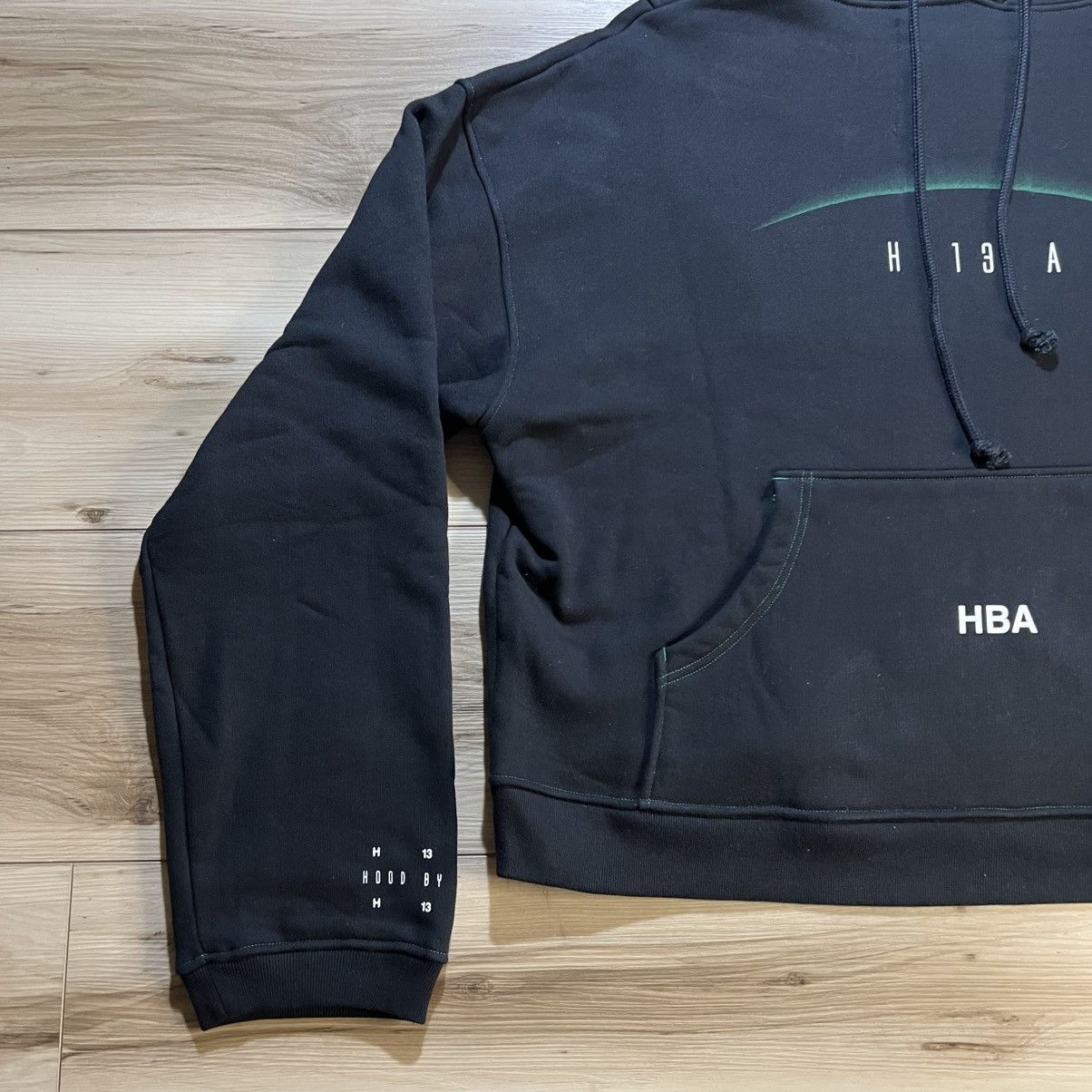 Hood By Air Hood by Air Oversized Hoodie Double Sided Reversible Black Size US XL / EU 56 / 4 - 13 Thumbnail