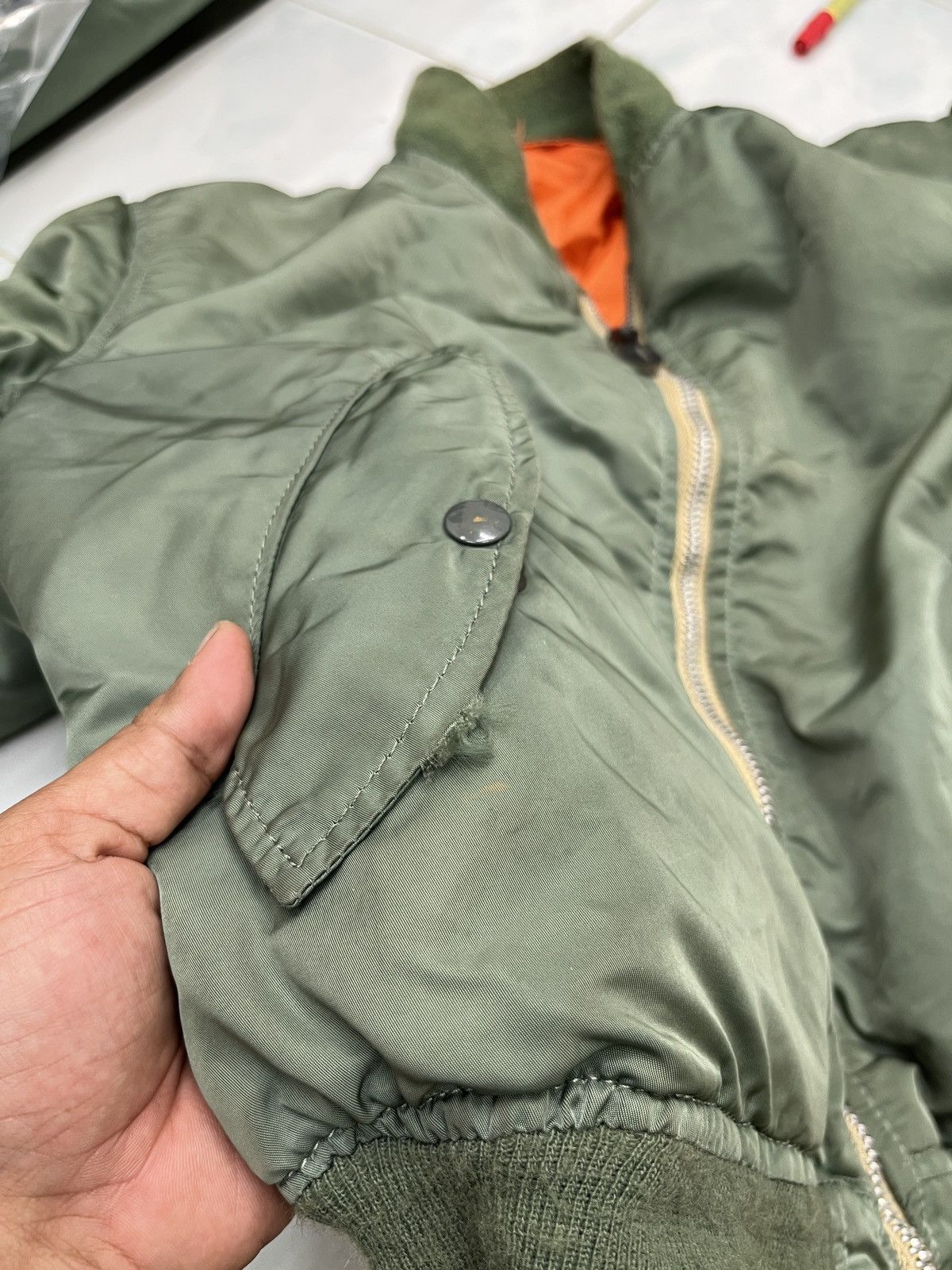 Alpha Industries 🔥🔥🔥STEALS VTG ALPHA INDUSTRIES MA-1 JACKET Size US S / EU 44-46 / 1 - 18 Thumbnail