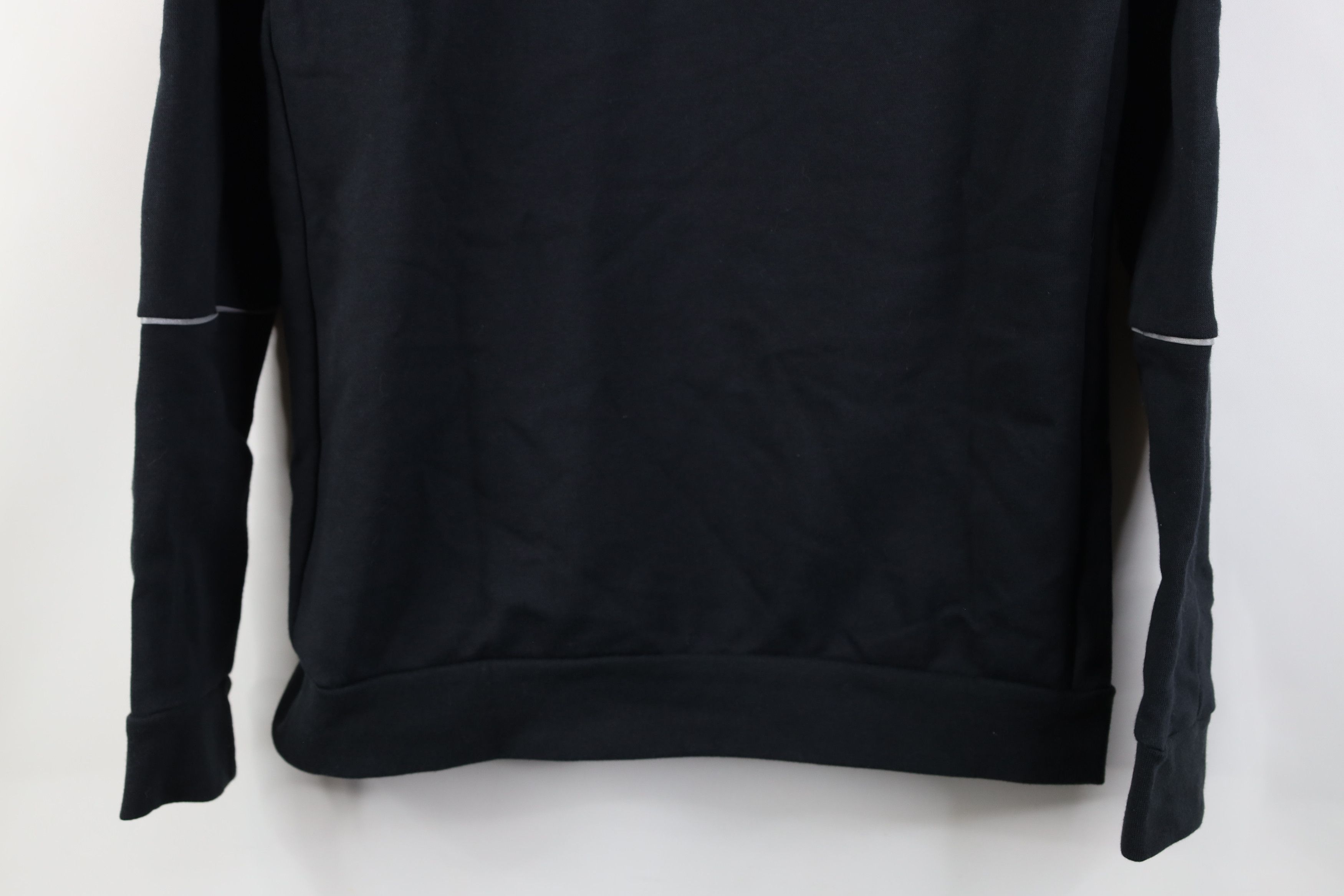 Adidas New Adidas Spell Reflective Striped Hoodie Sweatshirt Black Size S / US 4 / IT 40 - 14 Thumbnail