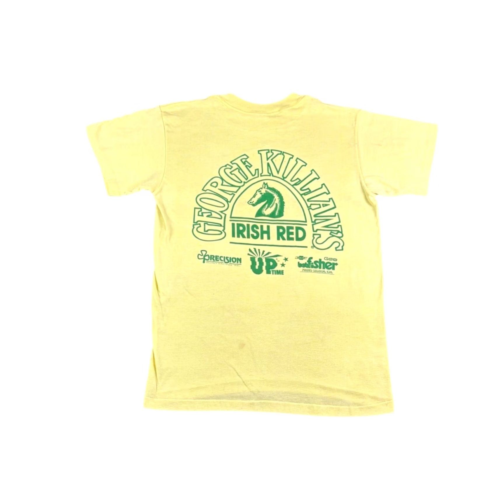 George VINTAGE 1991 St Pattys Run Leesport PA T-Shirt Yellow S Men Graphic Tee Short Sleeve Sportswear 1990s Size US S / EU 44-46 / 1 - 2 Thumbnail