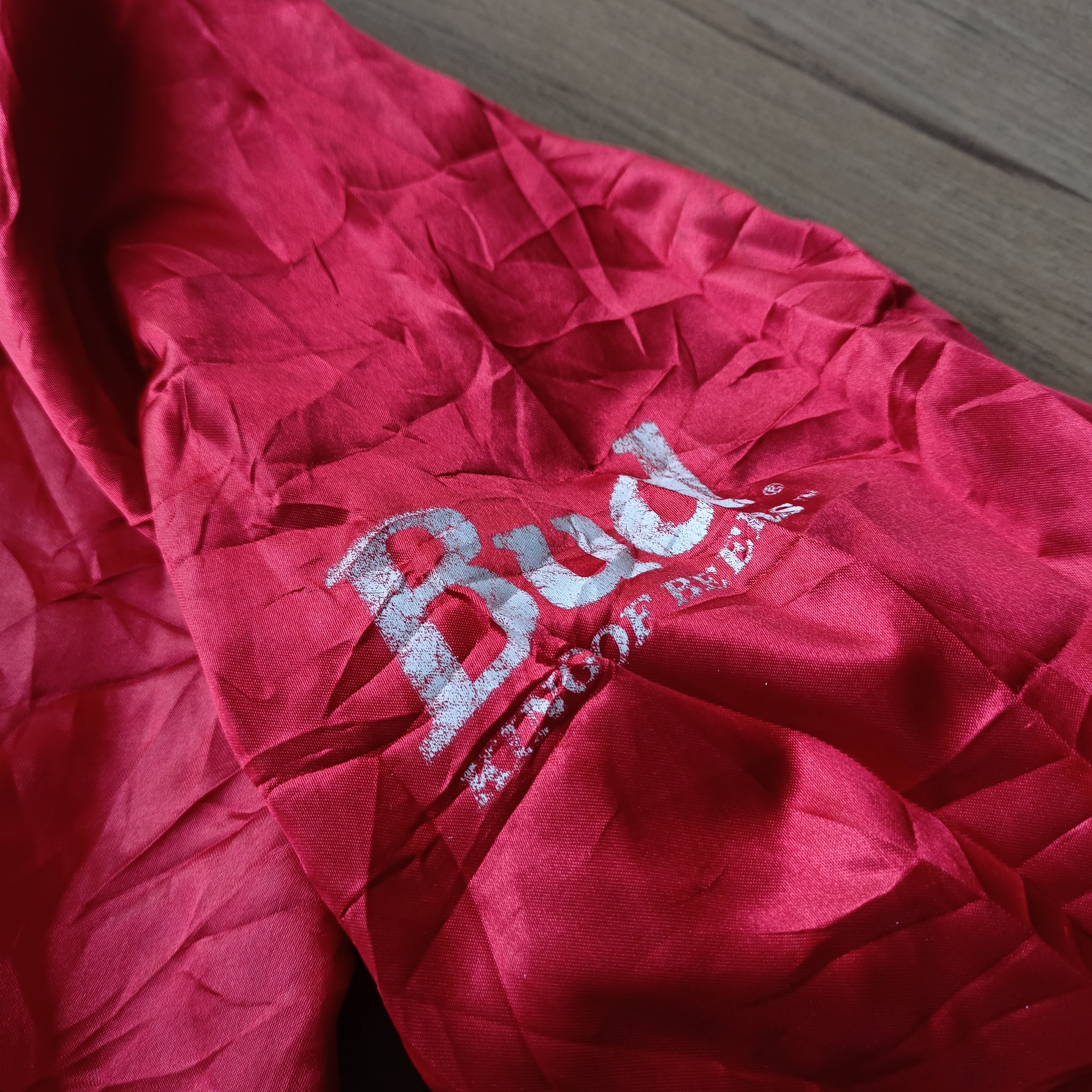 Budweiser × Vintage Vintage 90s Budweiser Spell Out Varsity Light Jacket Size US L / EU 52-54 / 3 - 5 Thumbnail