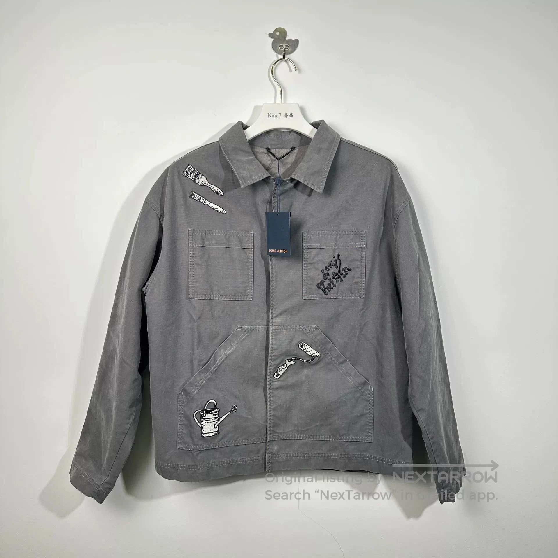 Louis Vuitton LV 2023 Tool Embroidered Cargo Jacket. Size US XL / EU 56 / 4 - 1 Thumbnail