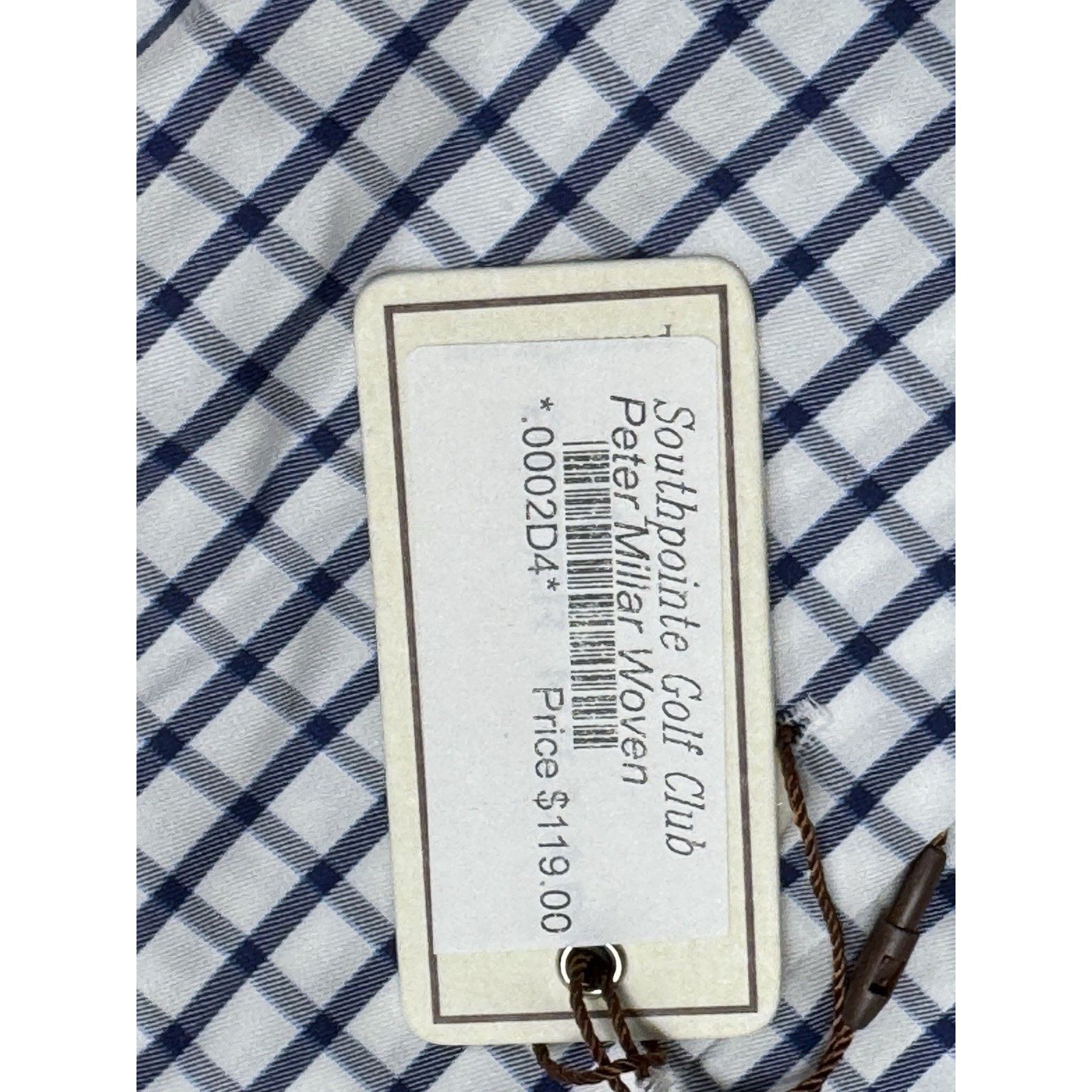 Peter Millar Peter Millar Crown Soft White Blue Plaid Shirt Men’s S NWT Size US S / EU 44-46 / 1 - 4 Thumbnail