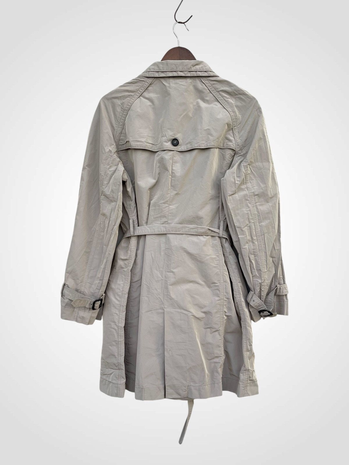 Gerard Darel S/S 2002 GERARD DAREL DOUBLE-BREASTED TRENCH COAT/JACKET Size M / US 6-8 / IT 42-44 - 2 Thumbnail