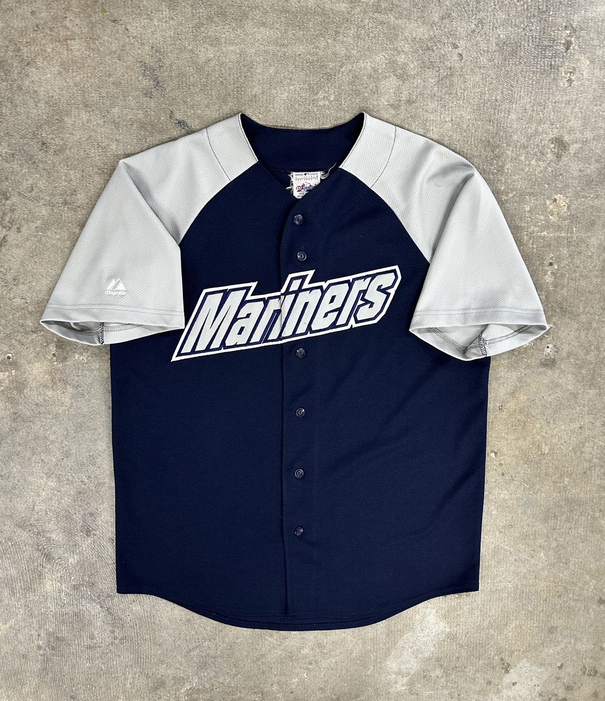 MLB × Majestic × Vintage Vintage 90s Majestic Seattle Mariners MLB Baseball Jersey Size US XL / EU 56 / 4 - 1 Thumbnail