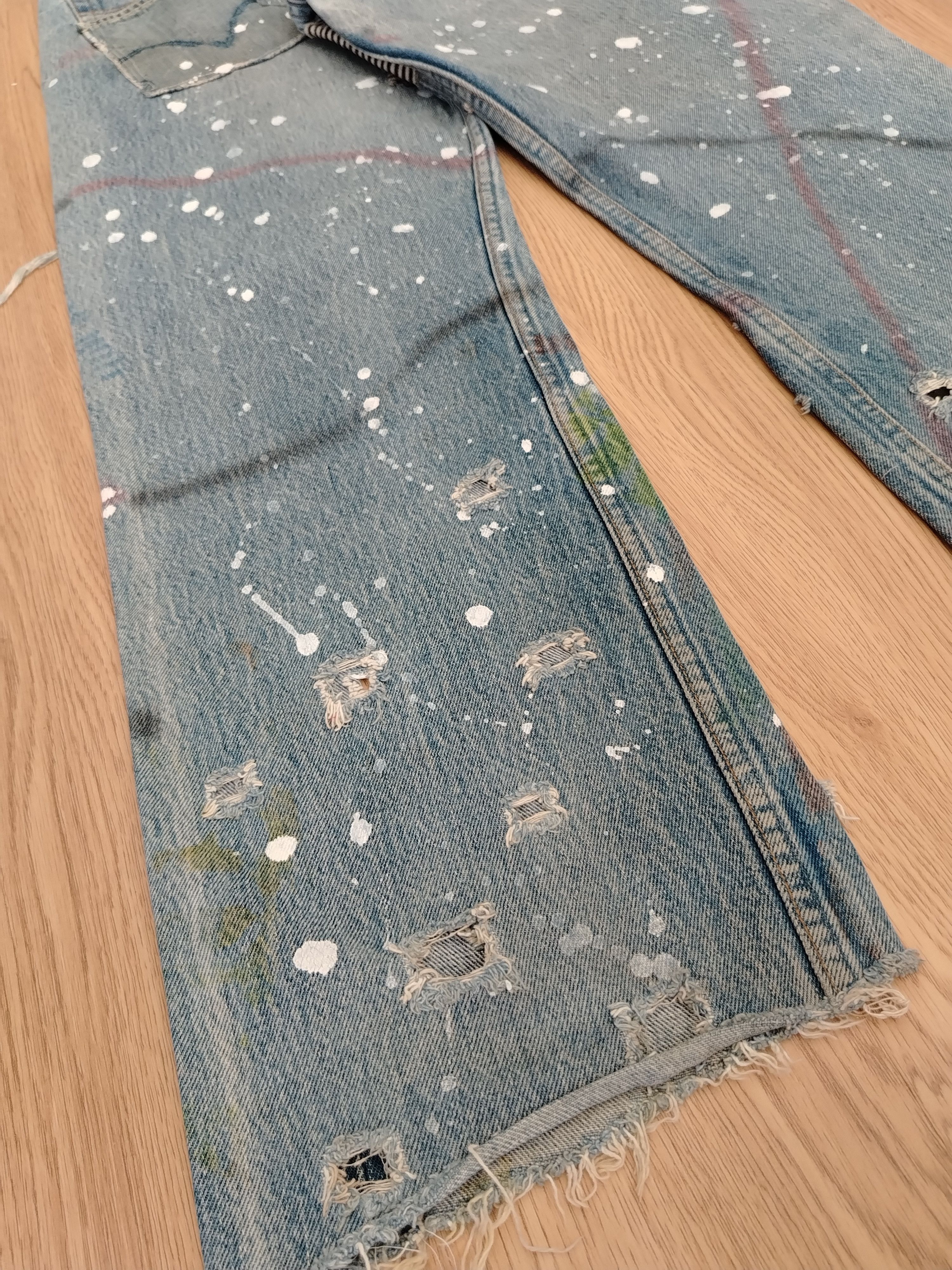 Levi's Levis 501 Jeans Vintage ARTWORK Size US 33 - 16 Thumbnail