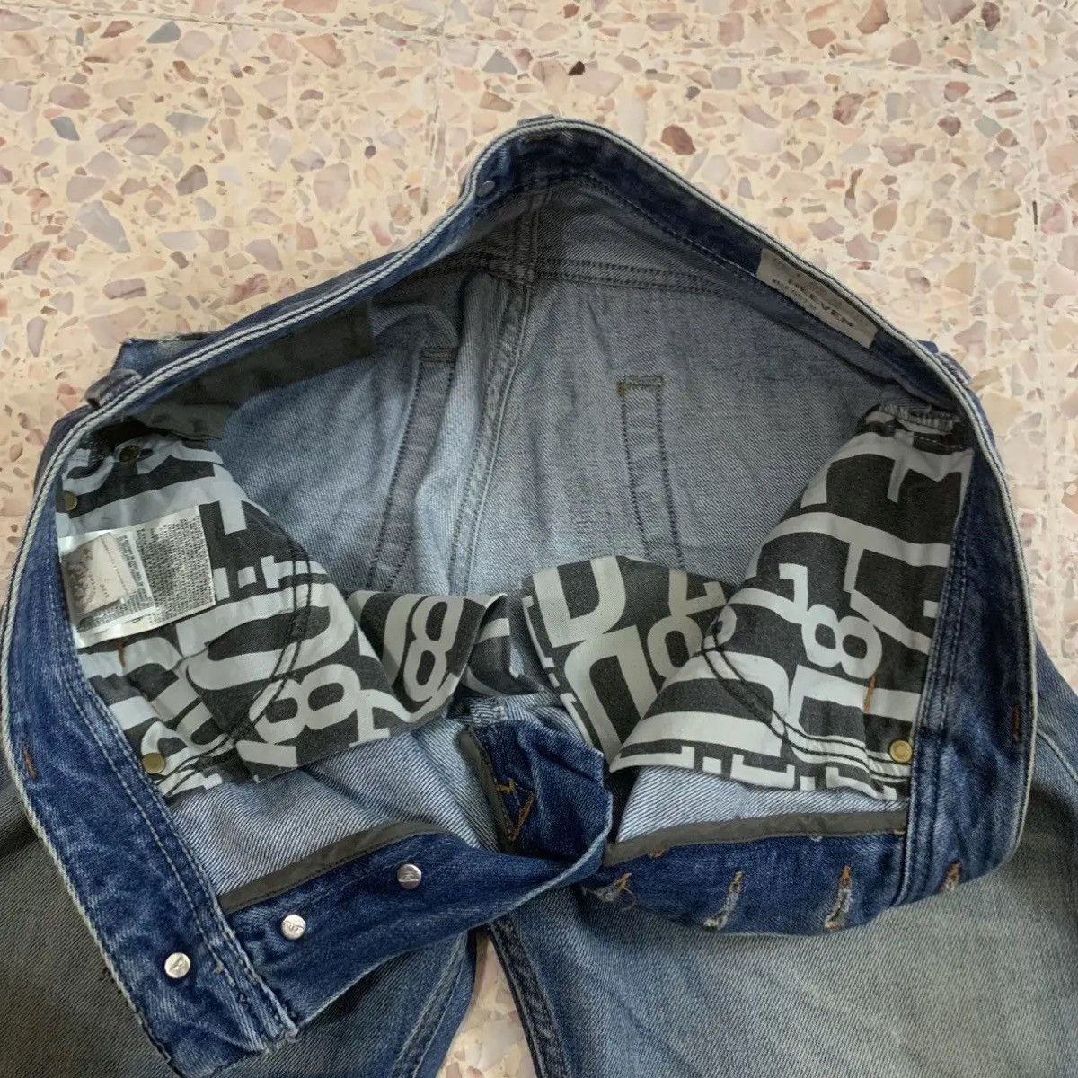 Vintage Vintage Diesel Industry Jeans 30x30 Distresses Denim Pants Size US 30 / EU 46 - 8 Thumbnail