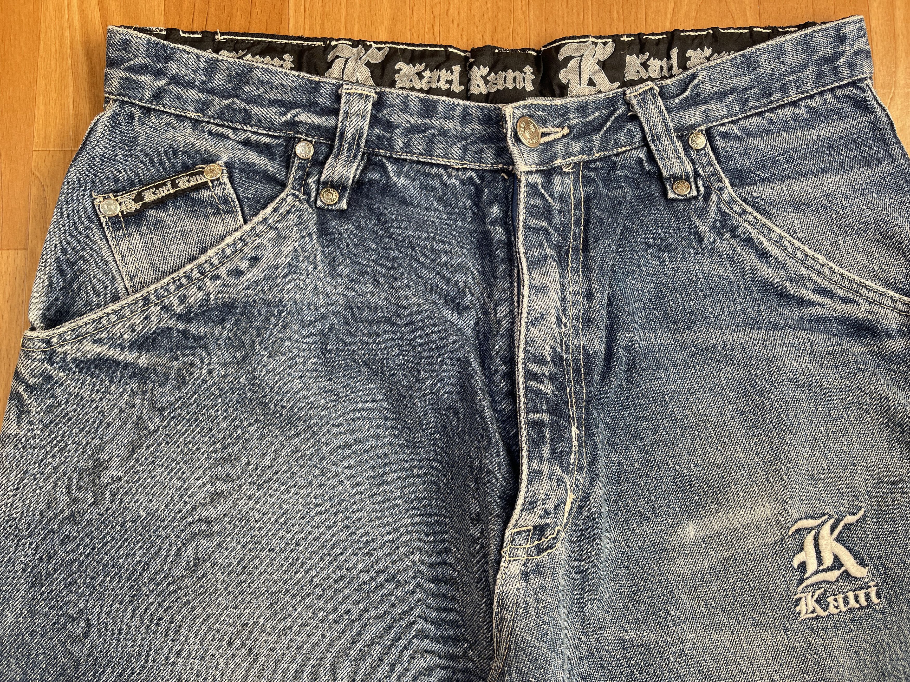 Karl Kani KARL KANI jeans, baggy, vintage Kani jeans, 90s hip hop W 34 Size US 34 / EU 50 - 7 Thumbnail