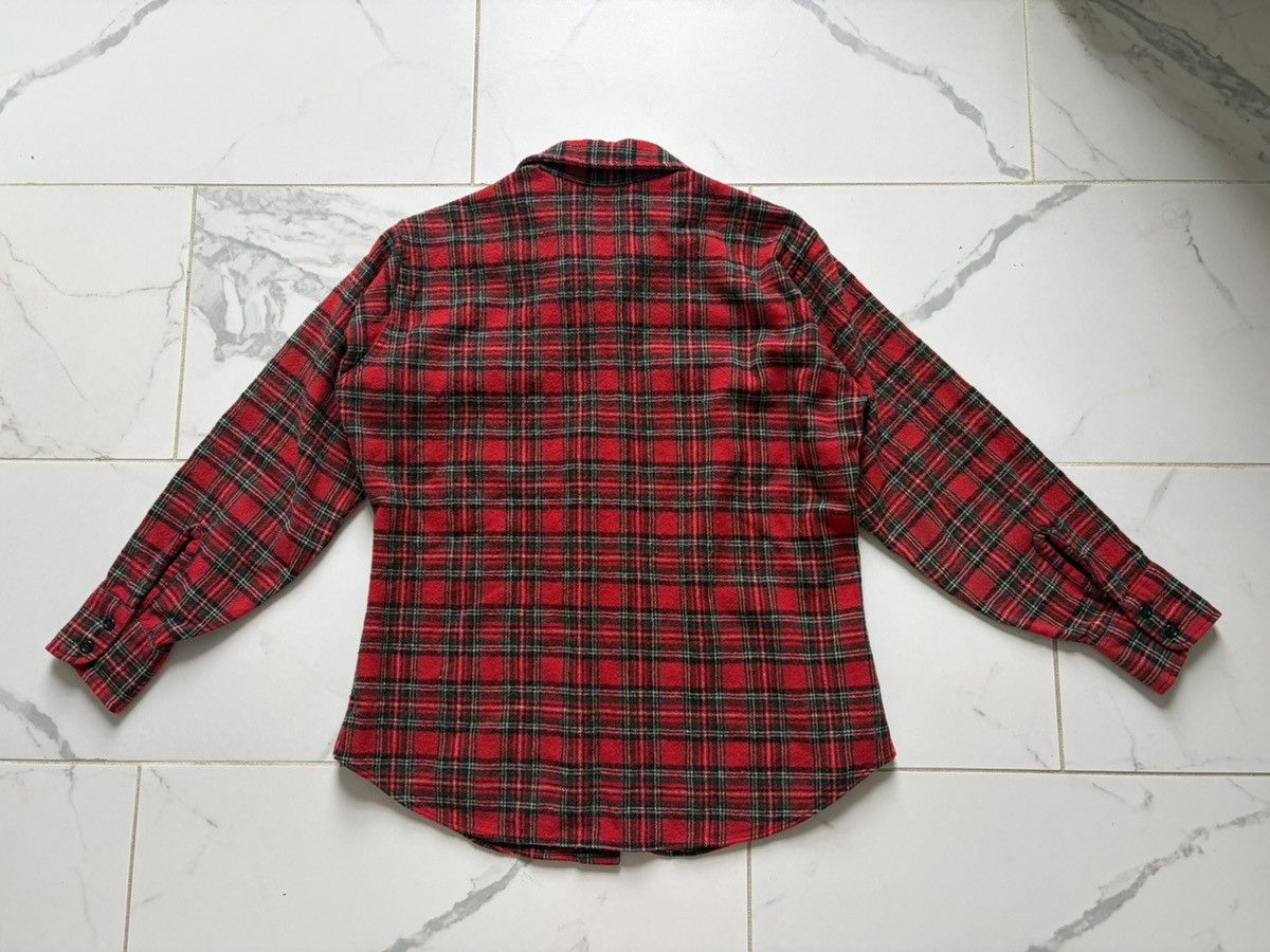 Levi's Vintage 1980s 80s Levi’s Plaid Wool Blend Flannel Shirt L Size US L / EU 52-54 / 3 - 2 Thumbnail