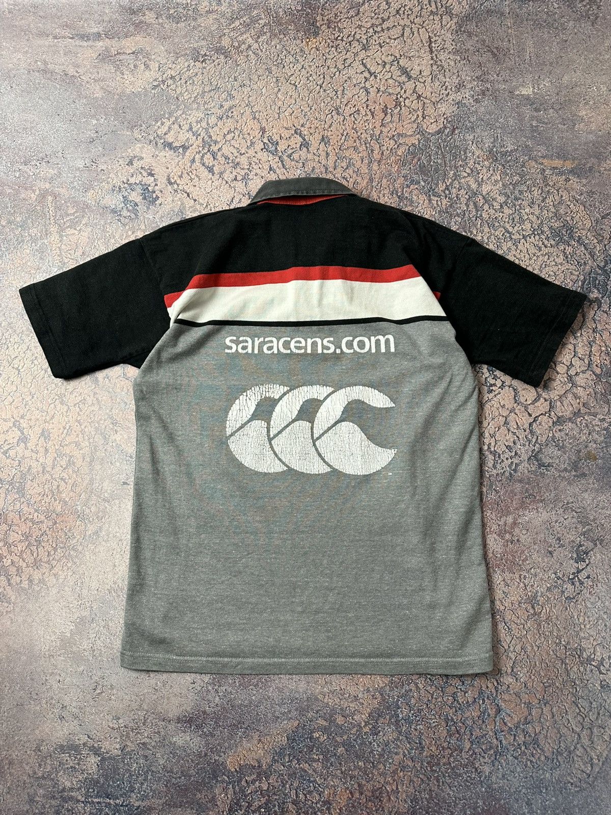 Canterbury of New Zealand Vintage Canterbury Saracens Rugby Jersey Tee Shirt Size US M / EU 48-50 / 2 - 5 Thumbnail