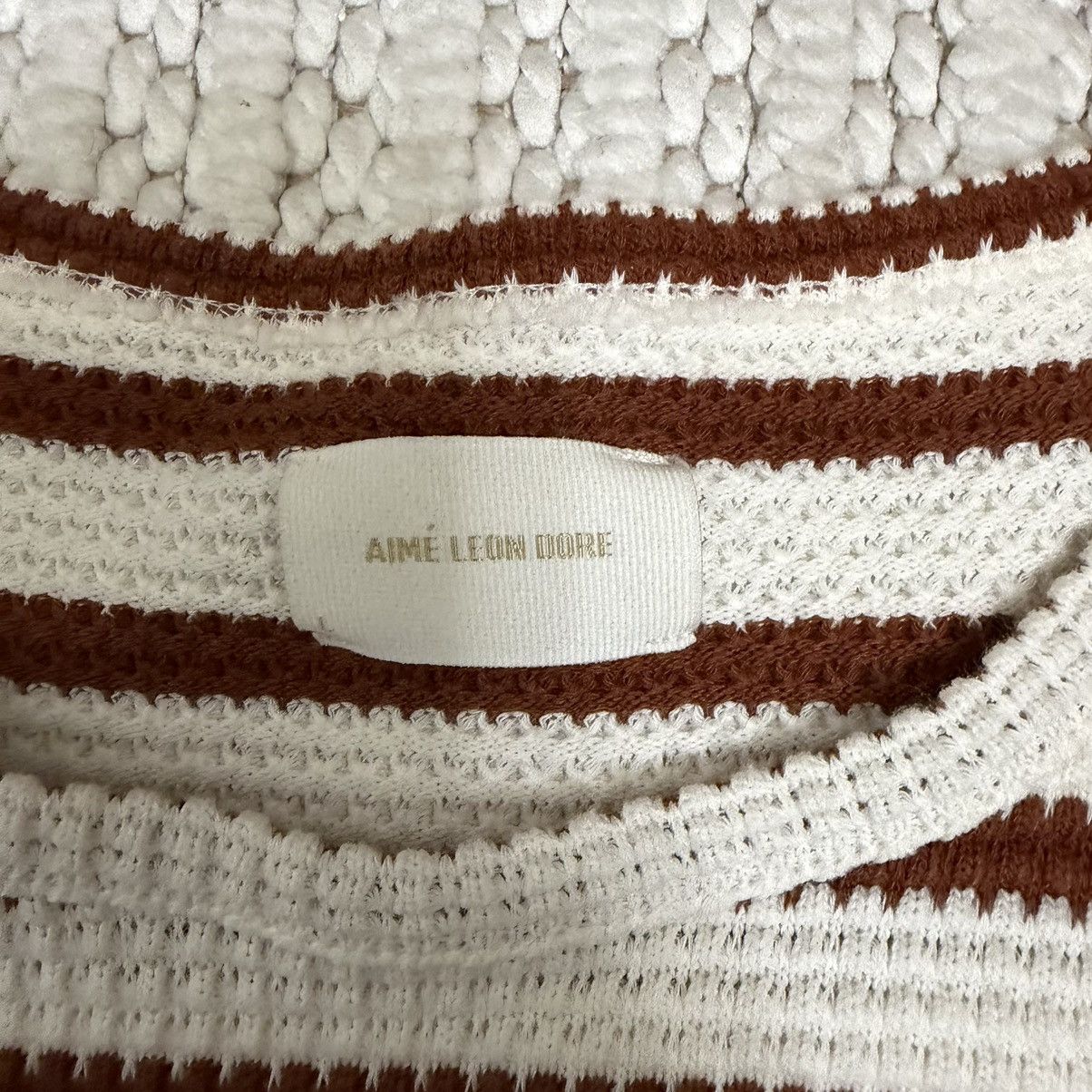 Aime Leon Dore Aime Leon Dore Knit Striped Jacquard Long Sleeve T Shirt Size US L / EU 52-54 / 3 - 3 Thumbnail