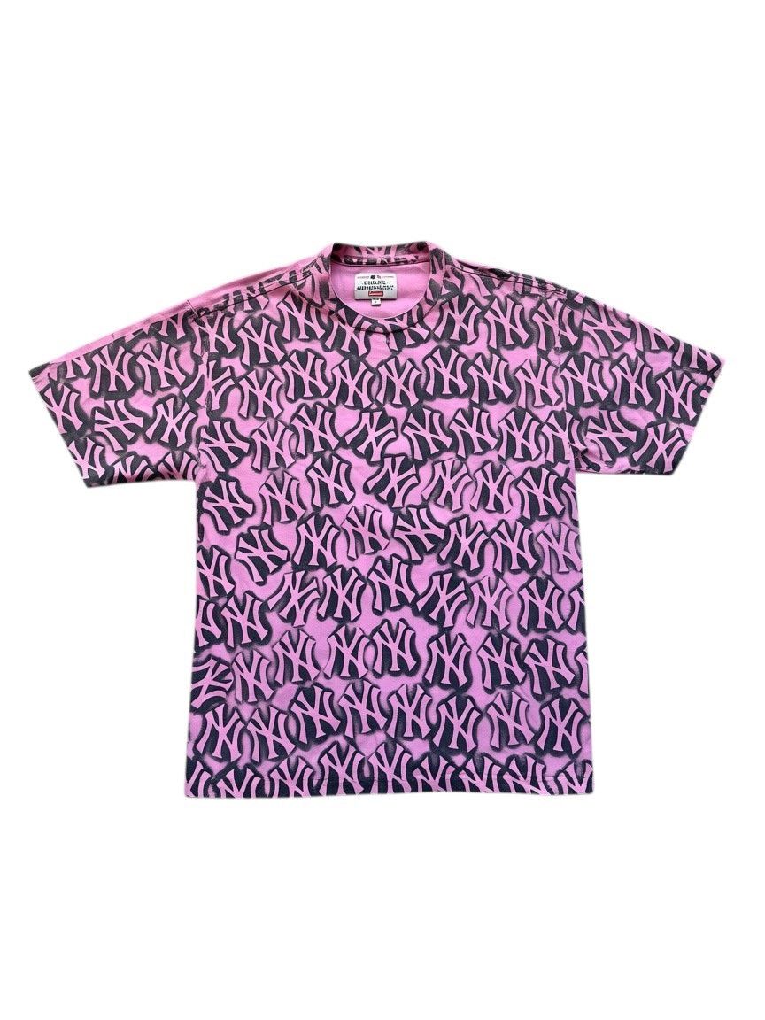 Supreme Supreme Pink New York Yankees Shirt Size Medium Size US M / EU 48-50 / 2 - 1 Thumbnail