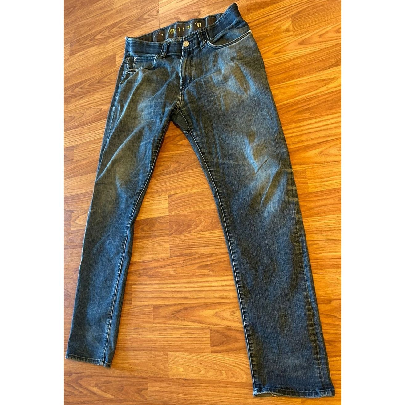 Lee Vintage Lee Extreme Motion Acid Wash Jeans - Men's 32x32 Size US 32 / EU 48 - 4 Thumbnail