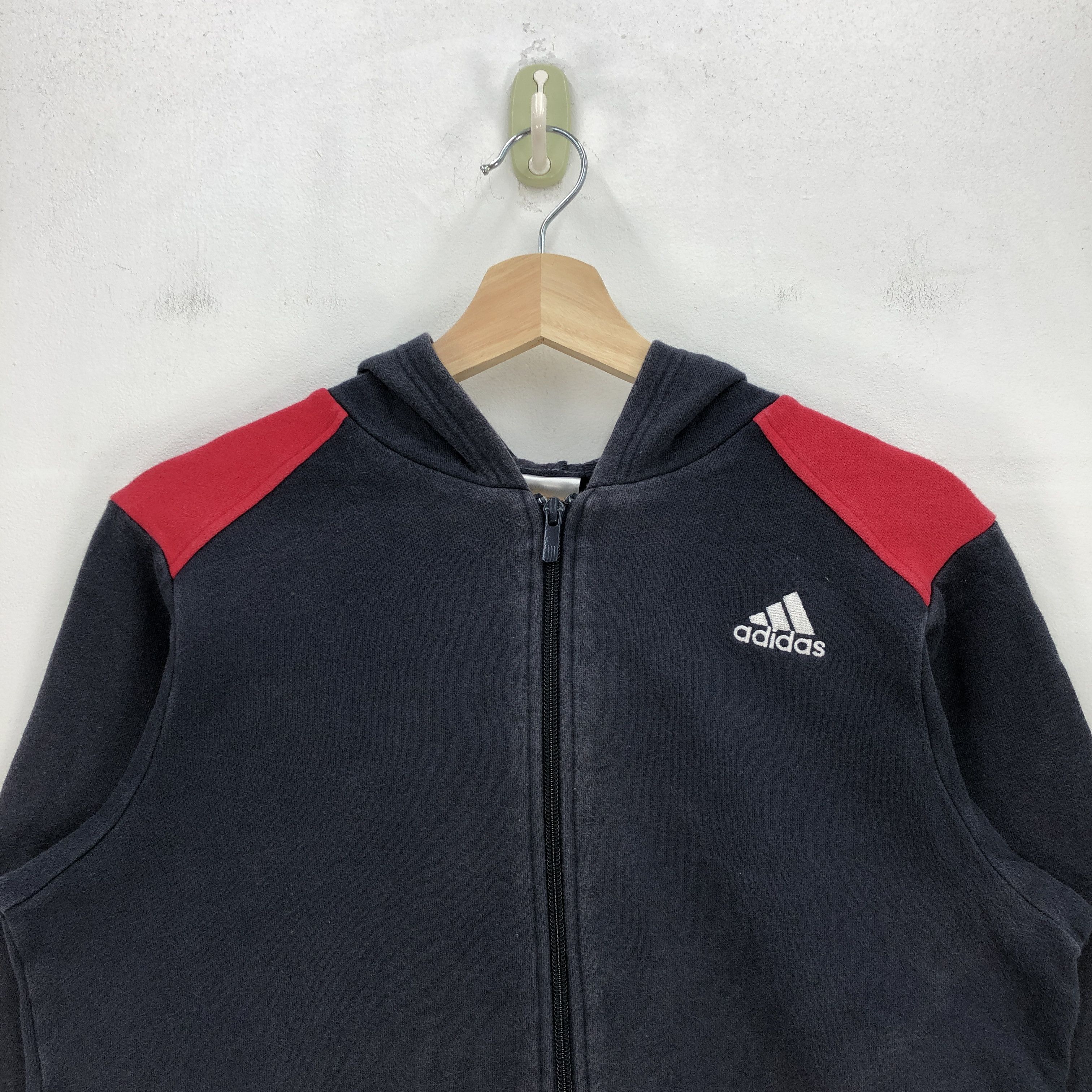 Adidas Vintage Y2K Adidas Hoodie Sweater Adidas Zipper Sweatshirt Size US S / EU 44-46 / 1 - 4 Thumbnail