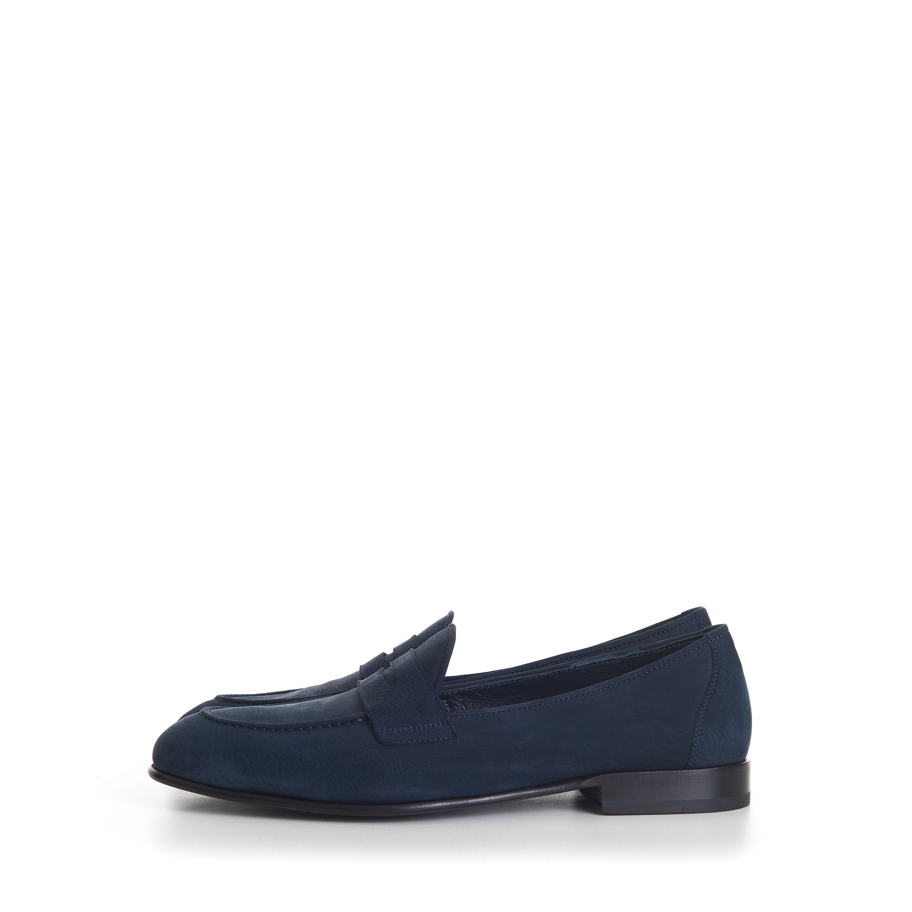 Brioni Penny Loafer In Blue Suede Size US 9 / EU 42 - 4 Thumbnail