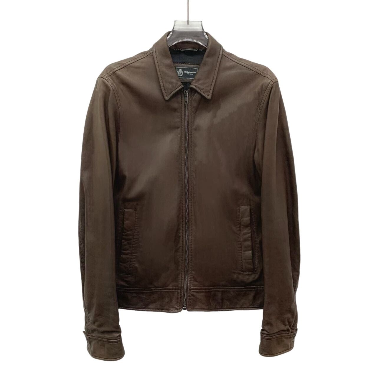 Dolce & Gabbana Dolce & Gabbana Lambskin Leather Jacket S Size US S / EU 44-46 / 1 - 1 Thumbnail