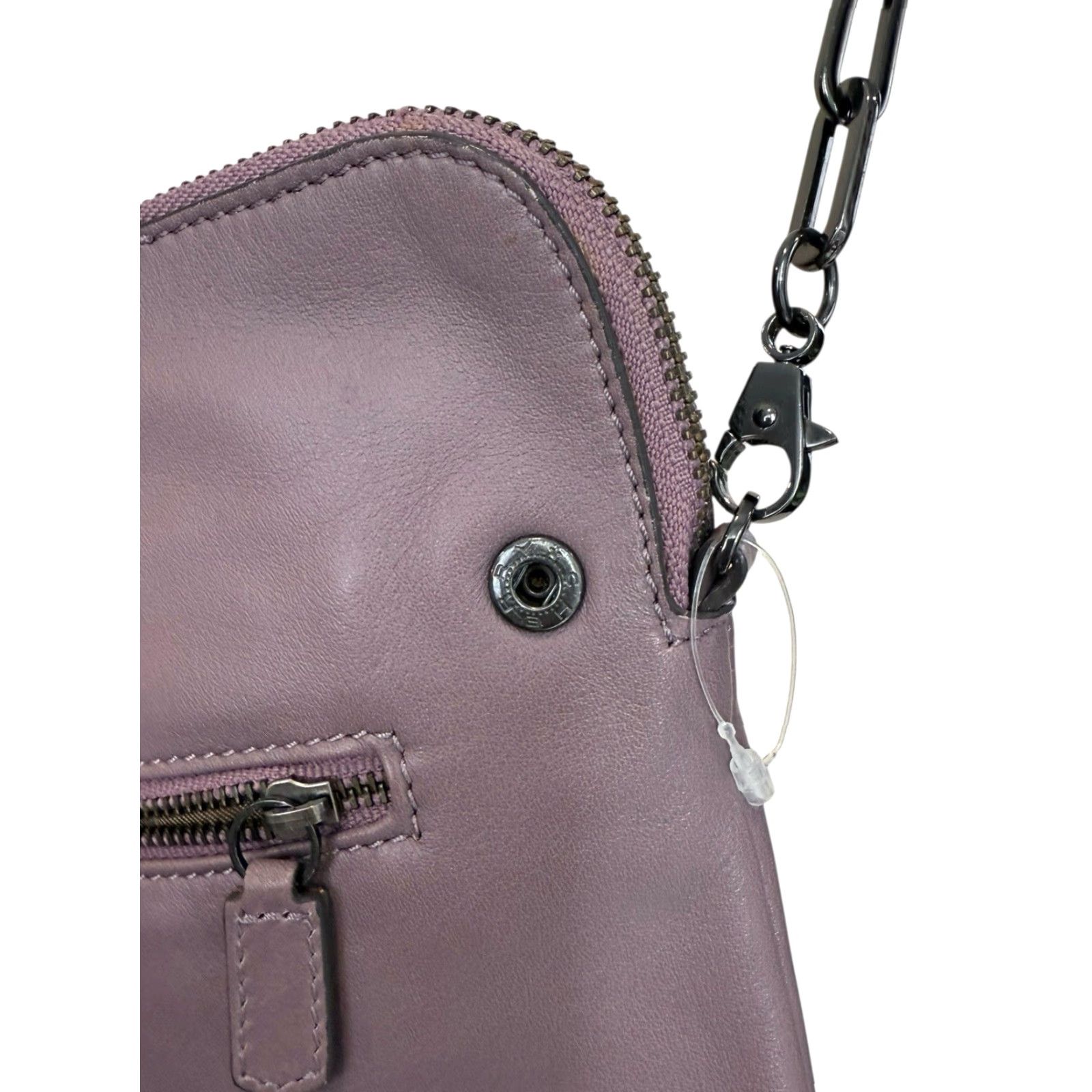 Anya Hindmarch Anya Hindmarch Newman Shoulder Bag Crossbody Palma Gray Leather Chain Strap Women Medium Womens Size ONE SIZE - 7 Thumbnail