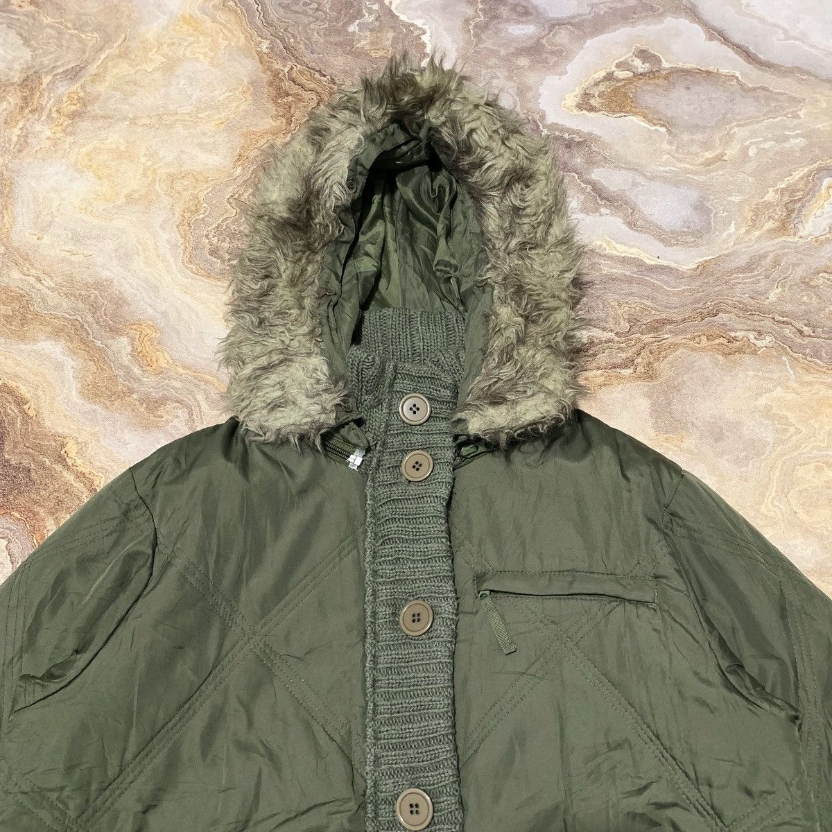 Japanese Brand Jkg Military Puffer Fur Jacket Lgb Ifsix Japanese Brand Size US L / EU 52-54 / 3 - 2 Thumbnail