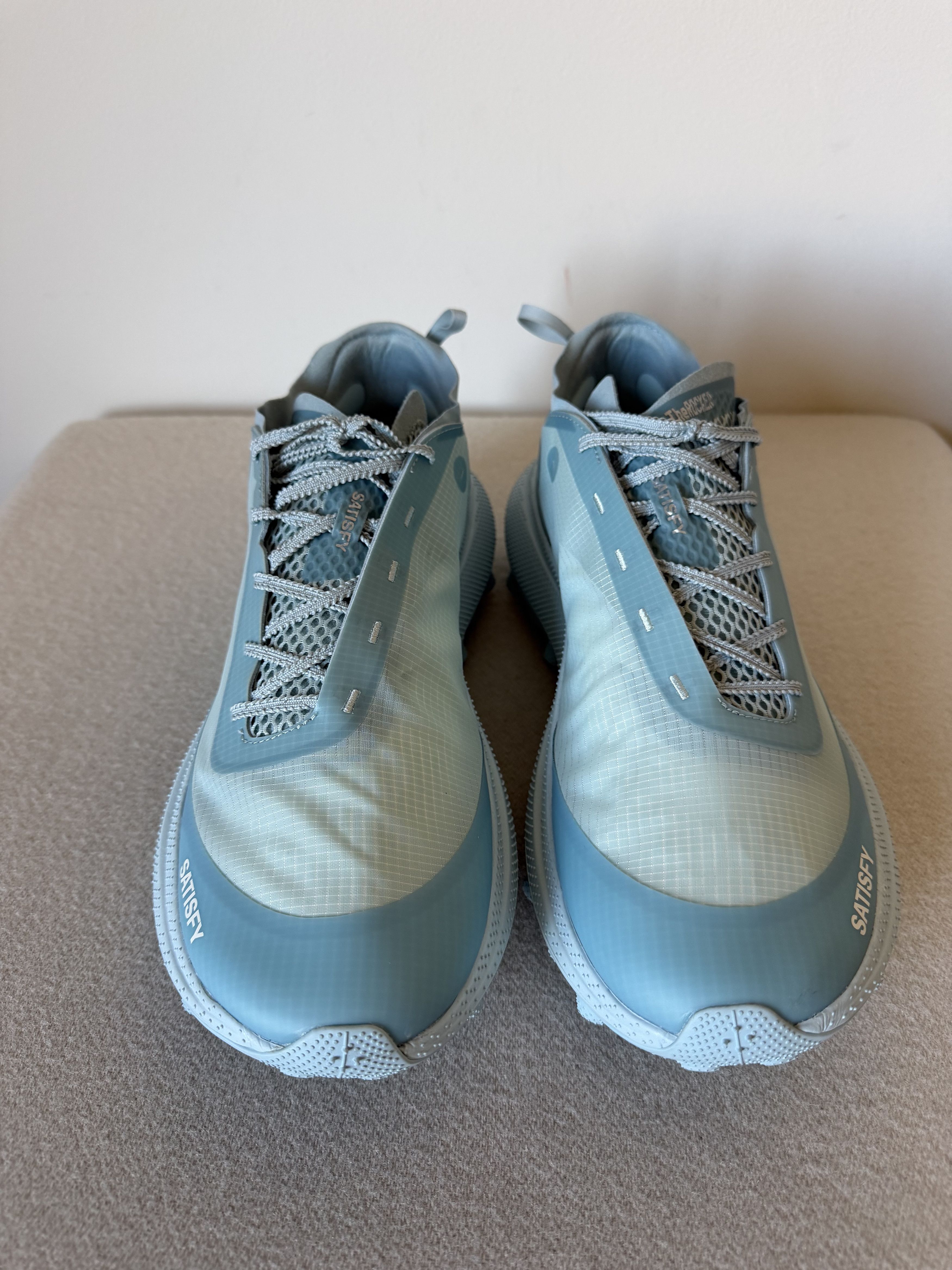 Satisfy Satisfy Running The Rocker Sneakers in Sterling Blue Size US 12 / EU 45 - 4 Thumbnail