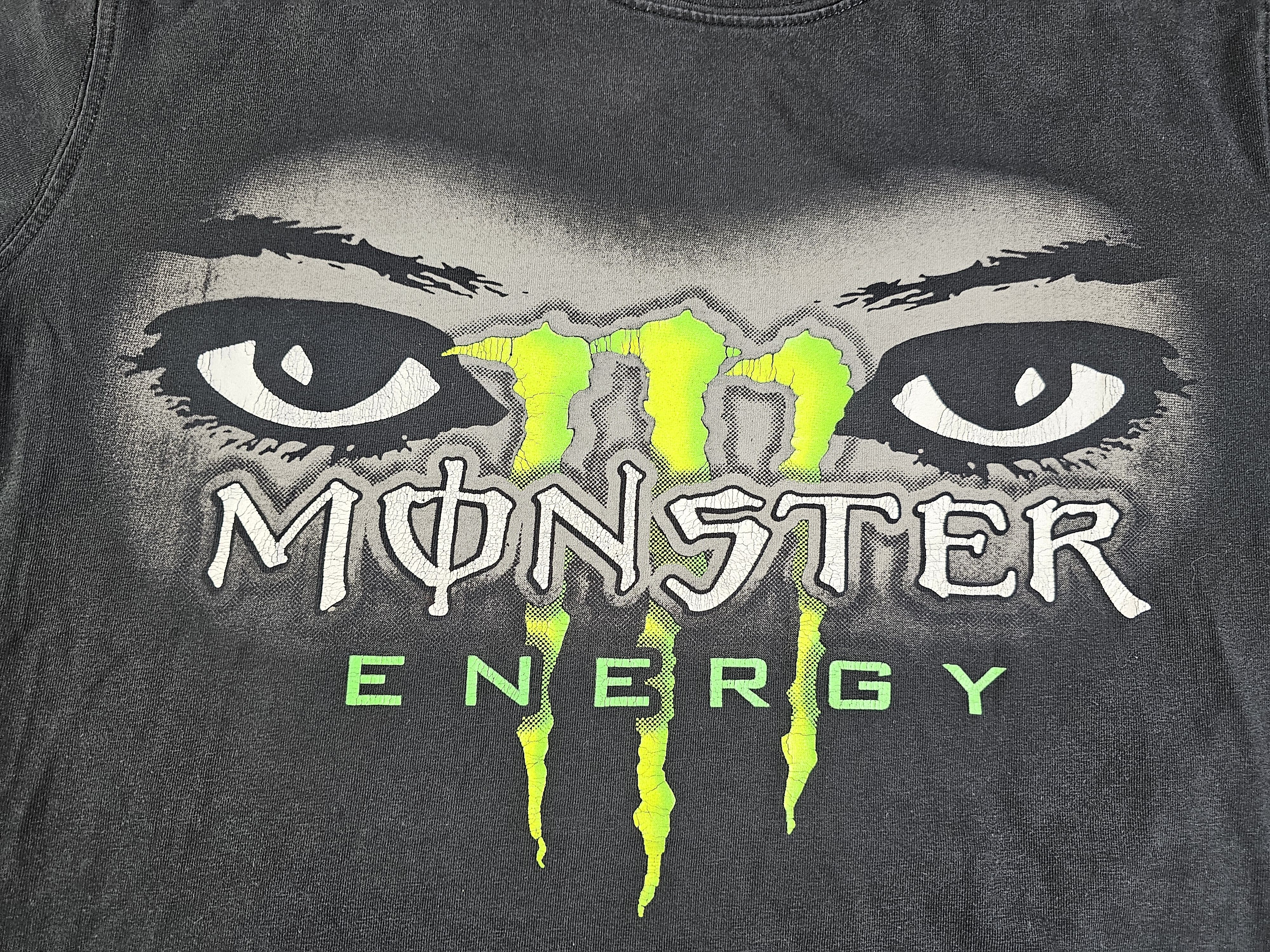 Other Vintage Monster Energy T-Shirt Women XS Black Stretch Y2K Size XS / US 0-2 / IT 36-38 - 2 Thumbnail