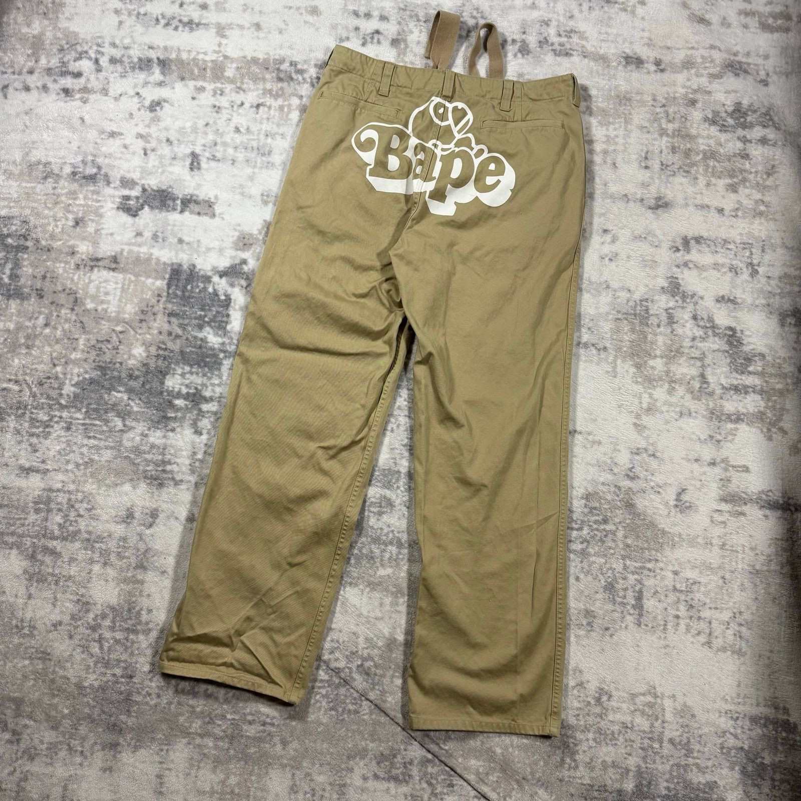 Bape × Nigo Authentic Bape 2000’s Sleeping Baby Milo Chino Pants 32 Size US 32 / EU 48 - 1 Thumbnail