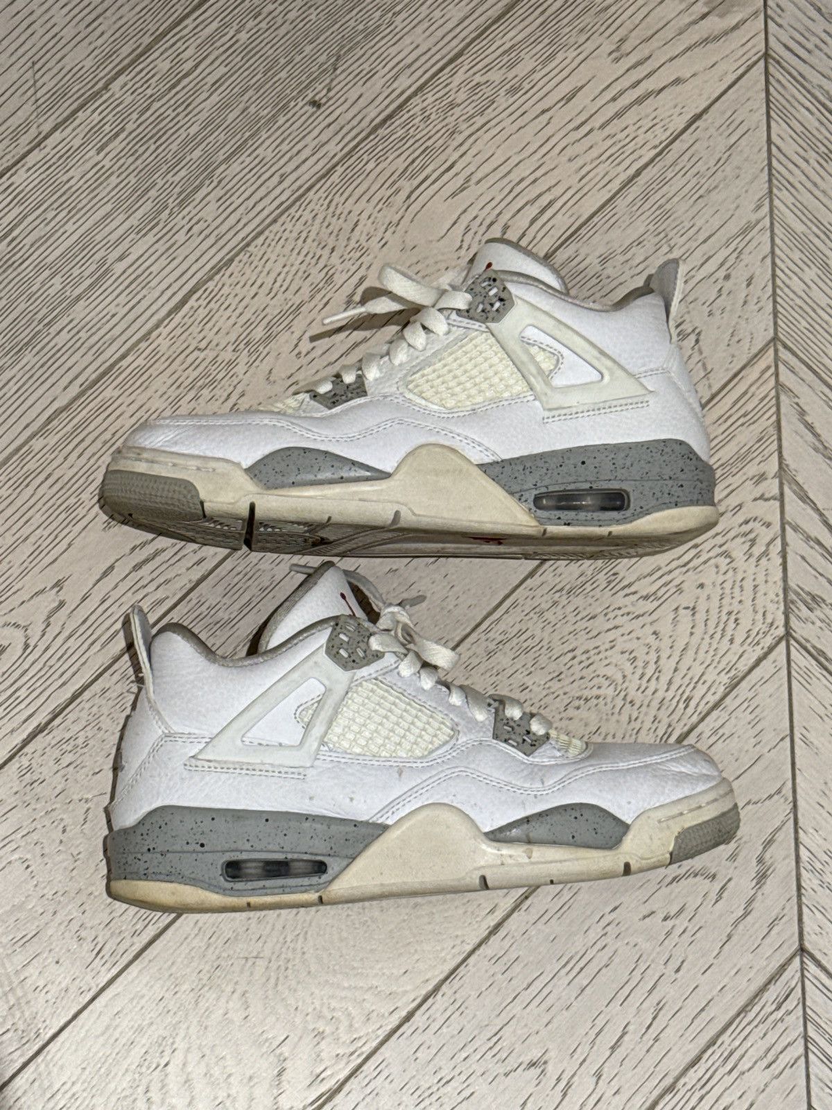 Nike Air Jordan 4 Retro GS ‘White Oreo’ Size US 6.5 / EU 39-40 - 3 Thumbnail