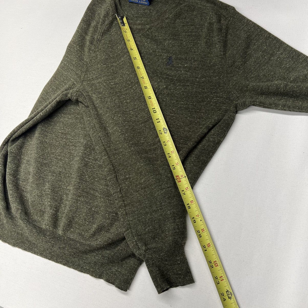 Polo Ralph Lauren Polo Ralph Lauren Sweater Green Pullover Crewneck Knit Olive Size US S / EU 44-46 / 1 - 19 Thumbnail