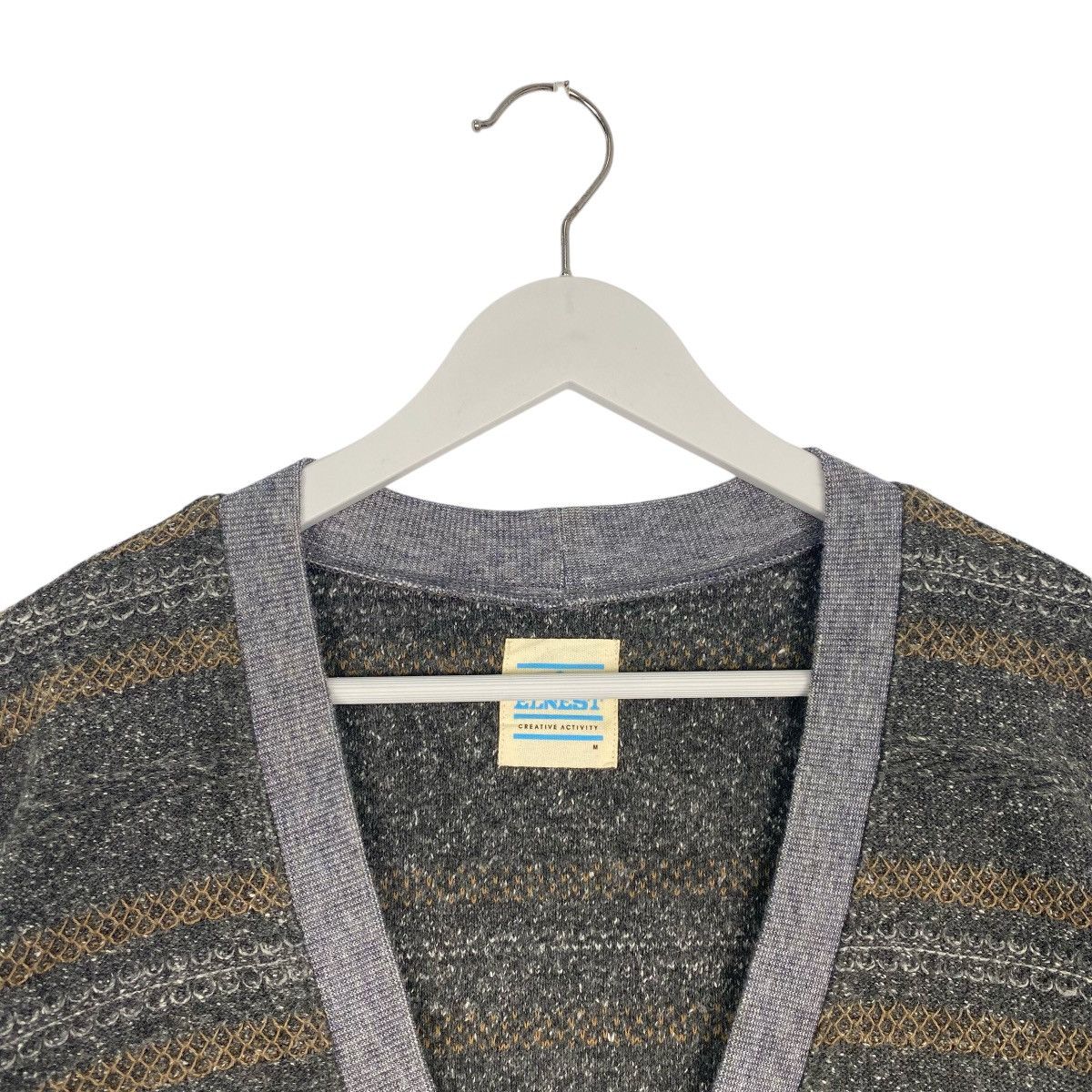 Other Vintage Elnest Japan Cardigan Sweater Striped Button Size M Size US M / EU 48-50 / 2 - 4 Thumbnail