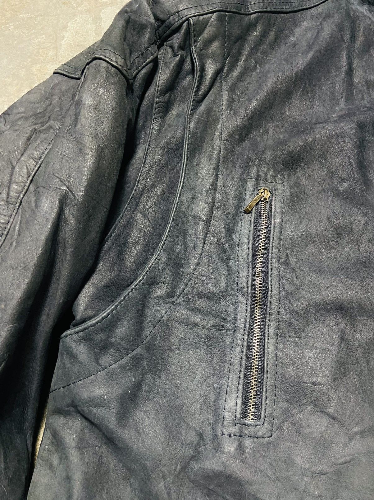 Genuine Leather US Air Force Sky Bombers Parka Leather Jacket Size US XL / EU 56 / 4 - 8 Thumbnail