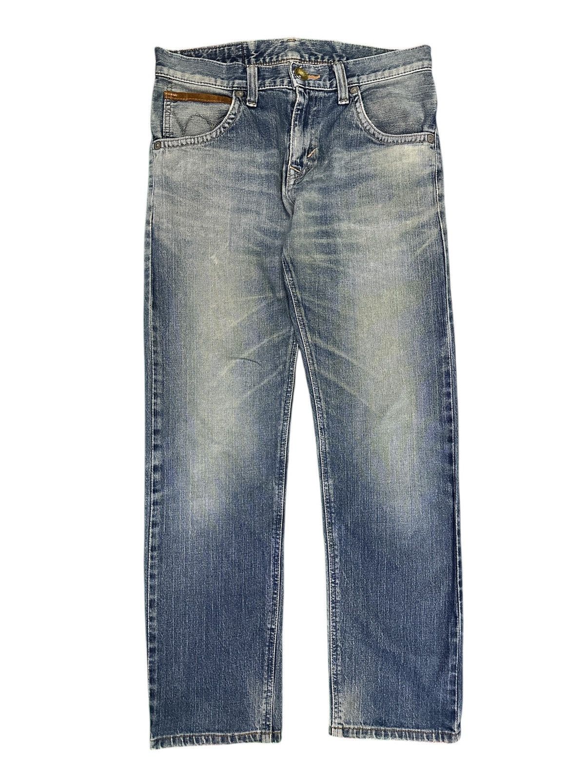Le Grande Bleu (L.G.B.) Vintage Edwin Japan Zipper Back Pocket . Size US 32 / EU 48 - 1 Thumbnail
