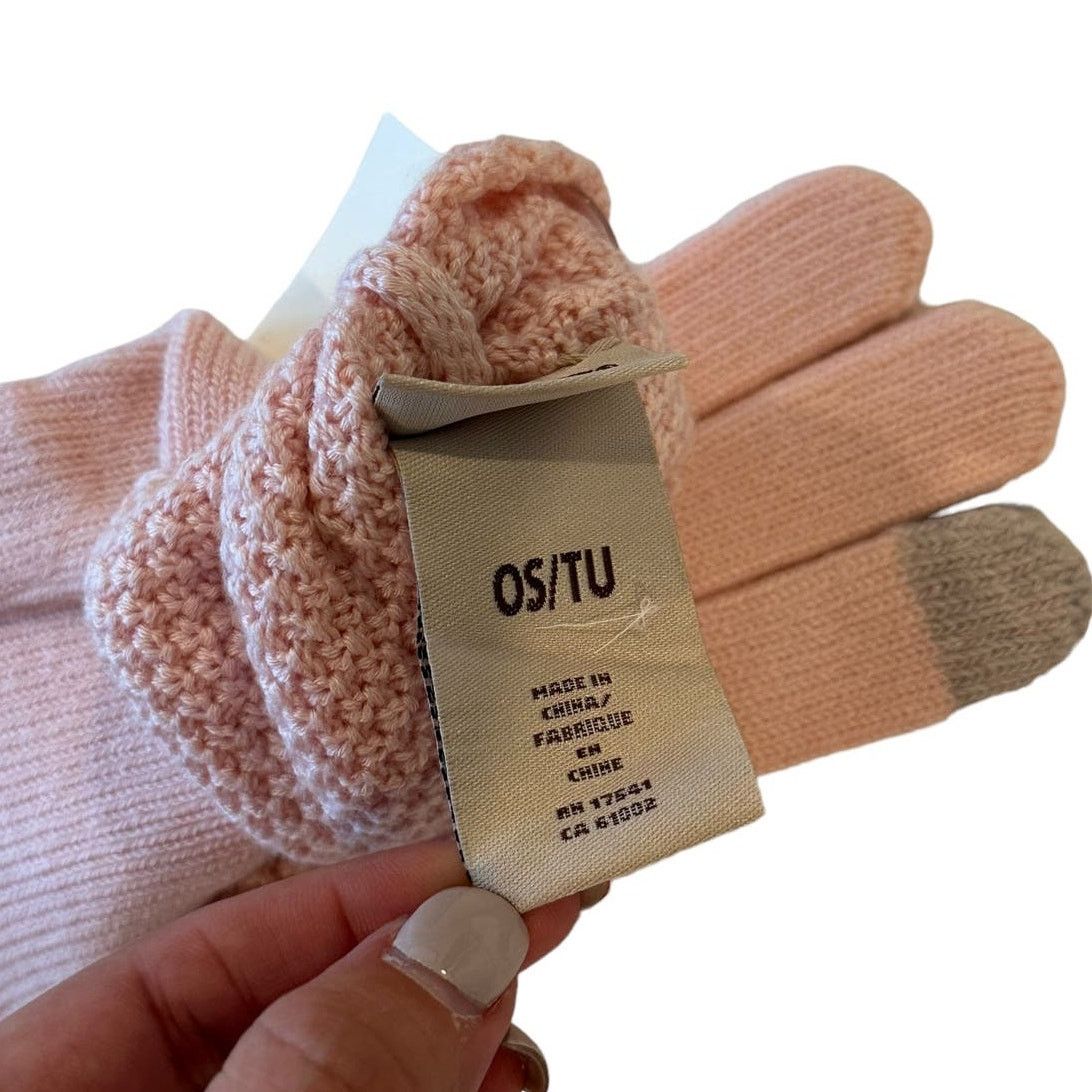 Ugg UGG ​Bow Tech Gloves One Side Light Pink Size ONE SIZE - 8 Thumbnail