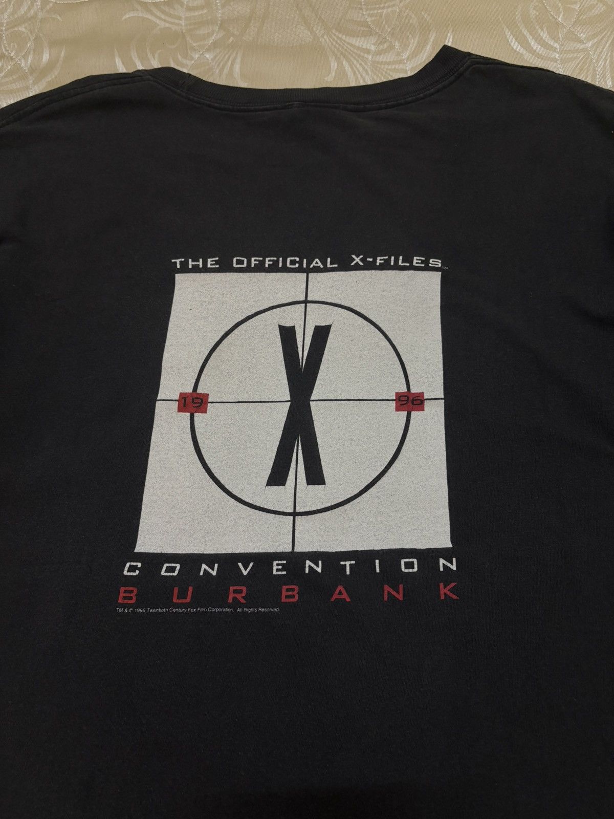Vintage 1996 Vintage X files tee shirt Size US XL / EU 56 / 4 - 5 Thumbnail