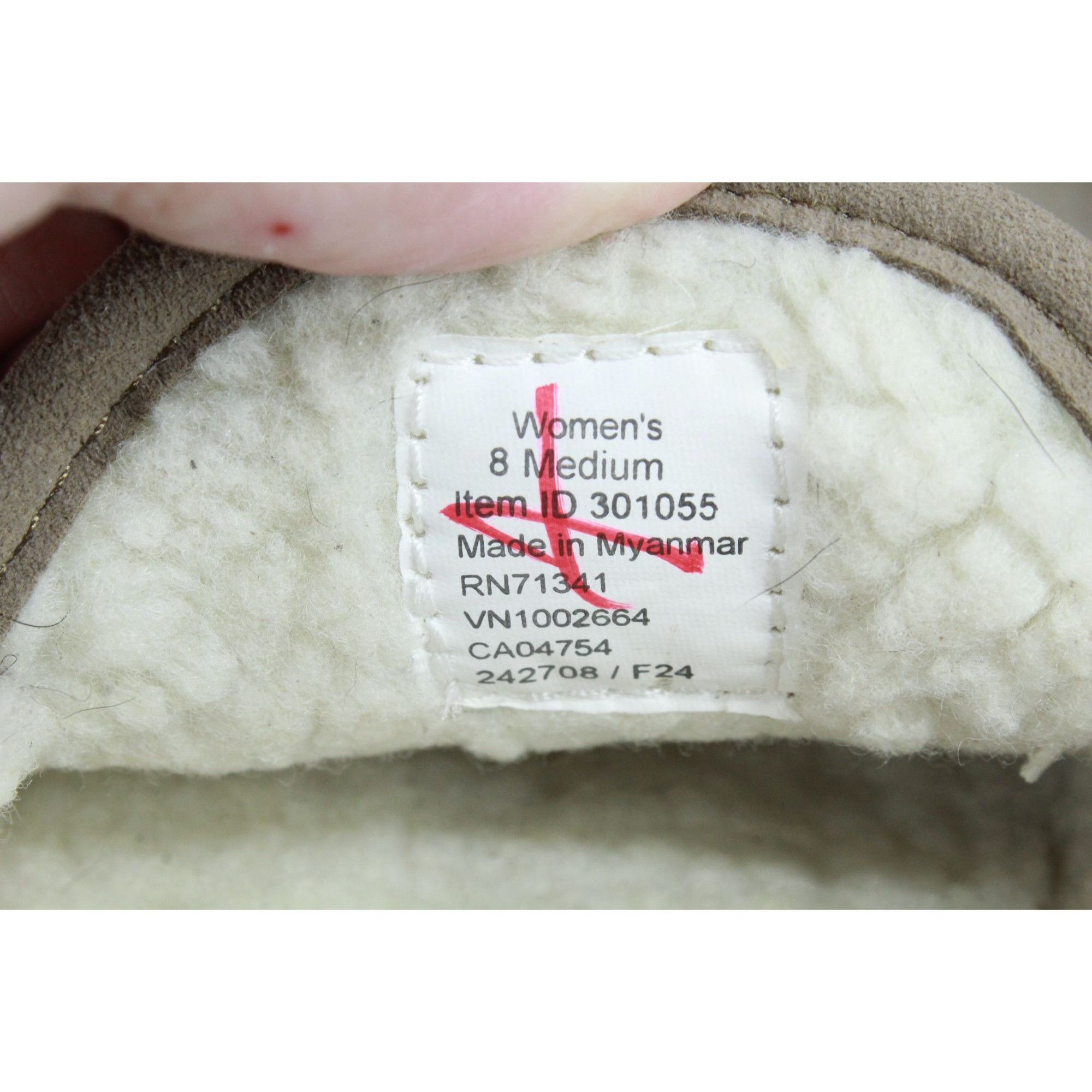 L.L. Bean LL Bean Dark Cement Fleece Lined Mountain Moccasins Size US 8 / IT 38 - 8 Thumbnail