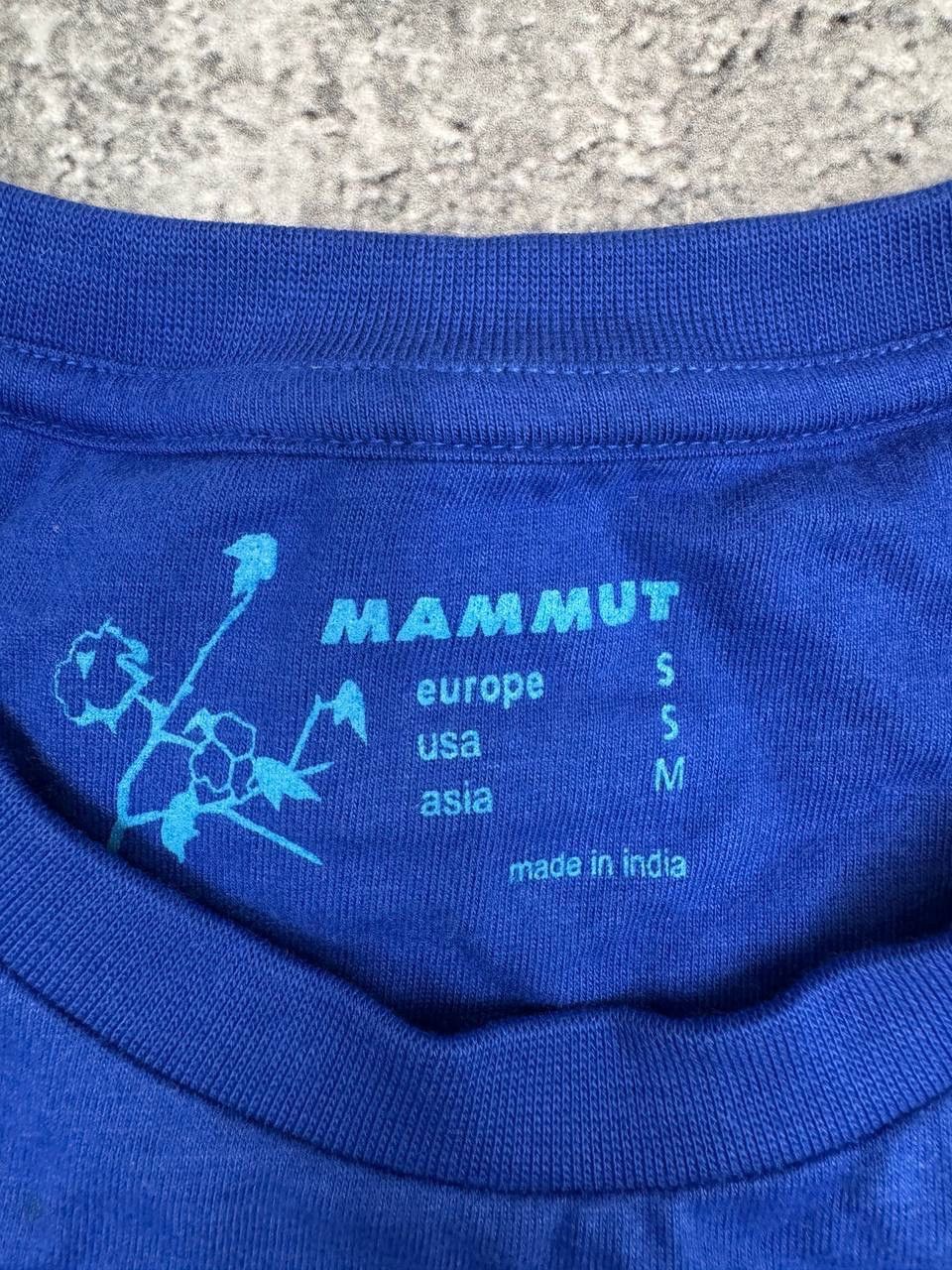 Mammut Mammut Men Cotton T-Shirt Blue Size S Size US S / EU 44-46 / 1 - 4 Thumbnail