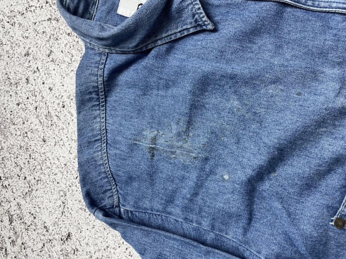Replay Replay vintage Denim Shirt Made in Italy Chambray Naval Size US L / EU 52-54 / 3 - 6 Thumbnail
