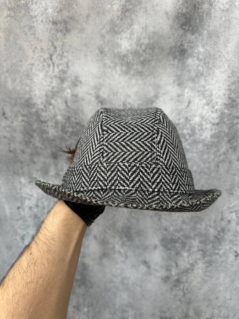 Kangol × Vintage KANGOL Hunting Tweed Gray Hat Made in Great Britain Vintage Size ONE SIZE - 3 Thumbnail