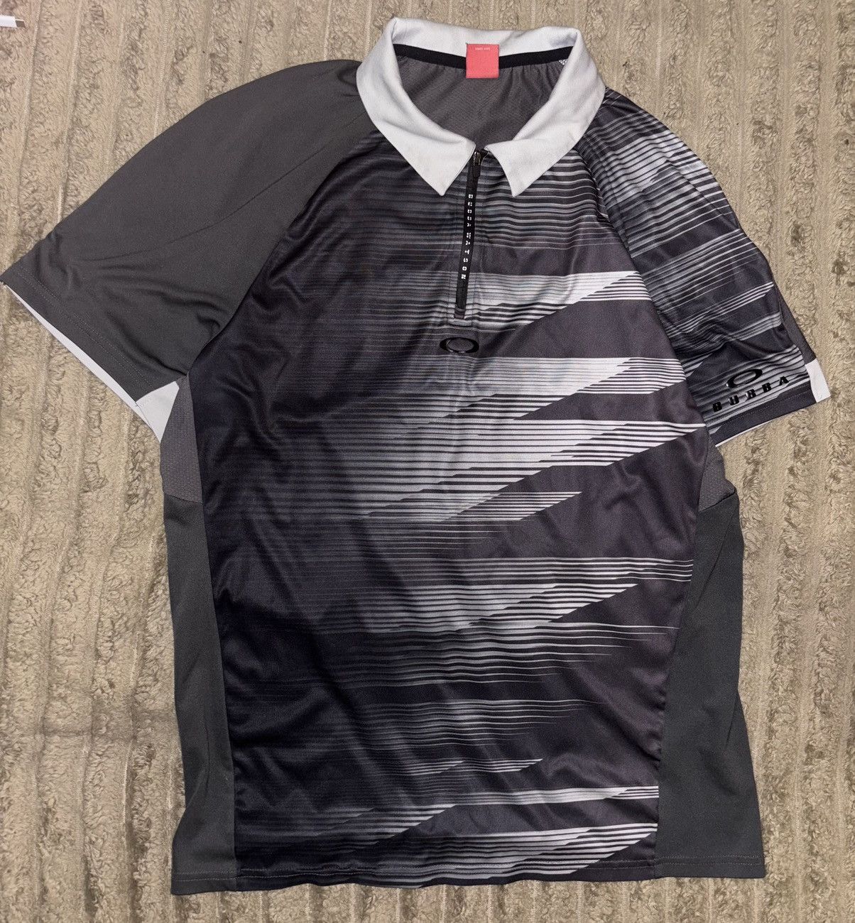 Oakley Oakley Gray Regular Fit Bubba Watson Golf Men's Polo Shirt Size US XL / EU 56 / 4 - 1 Thumbnail