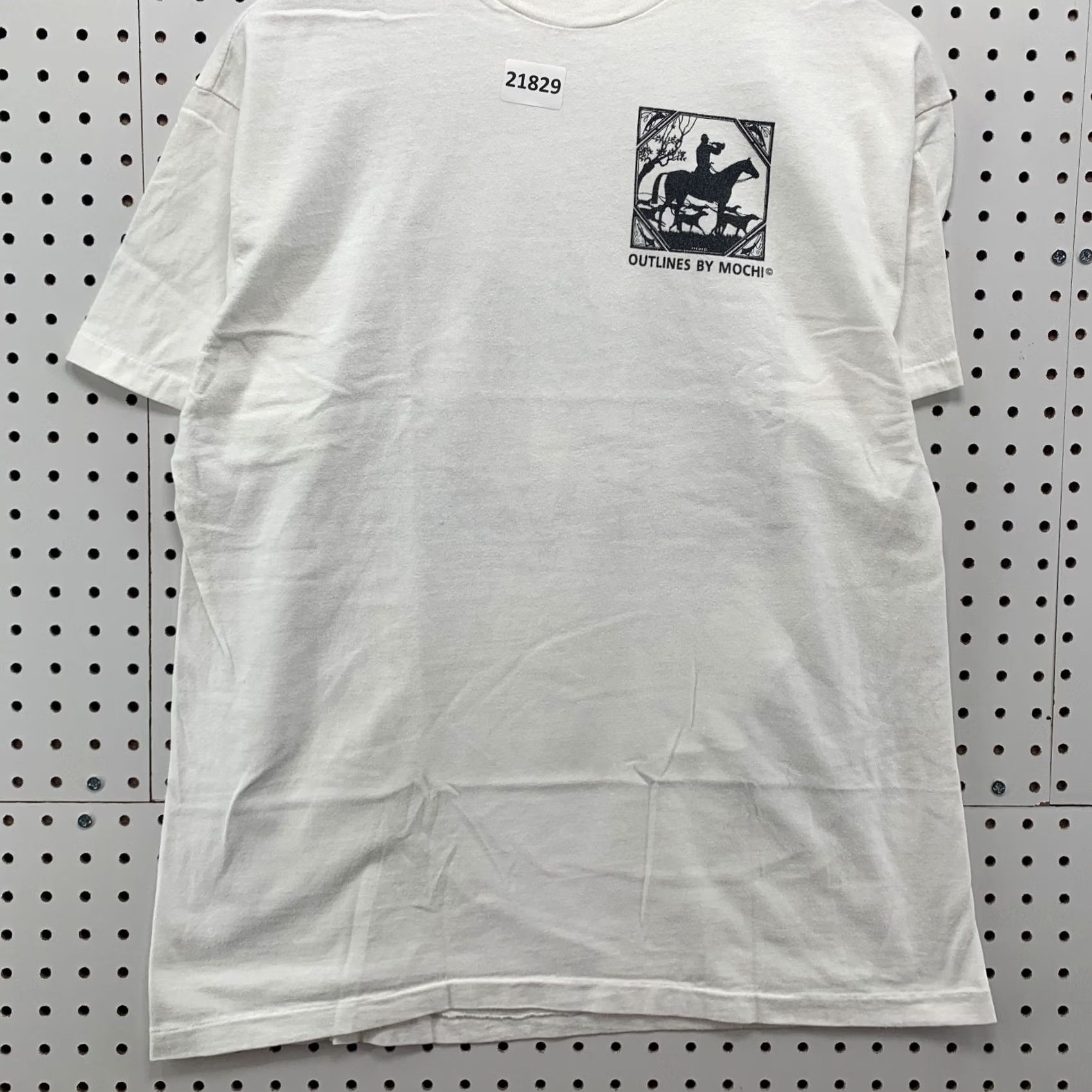 Vintage VINTAGE UGO Mochi Shirt White Single Stitch Artist TEE Adult Large 21x28.5 Size US L / EU 52-54 / 3 - 6 Thumbnail