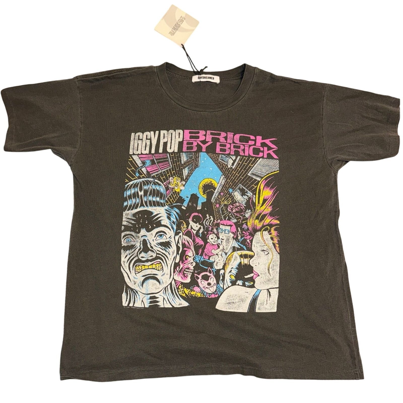 Daydreamer DAYDREAMER Iggy Pop Brick by Brick Merch Tee Size XS rare Size XS / US 0-2 / IT 36-38 - 1 Thumbnail