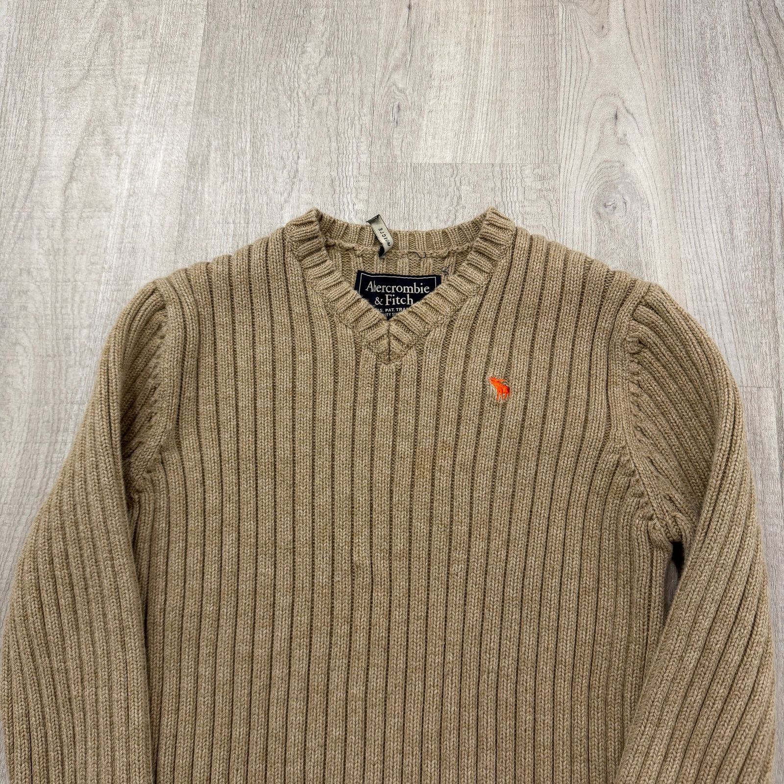 Abercrombie & Fitch Vintage Abercrombie & Fitch Muscle Sweater Men’s Large Tan Size US L / EU 52-54 / 3 - 2 Thumbnail