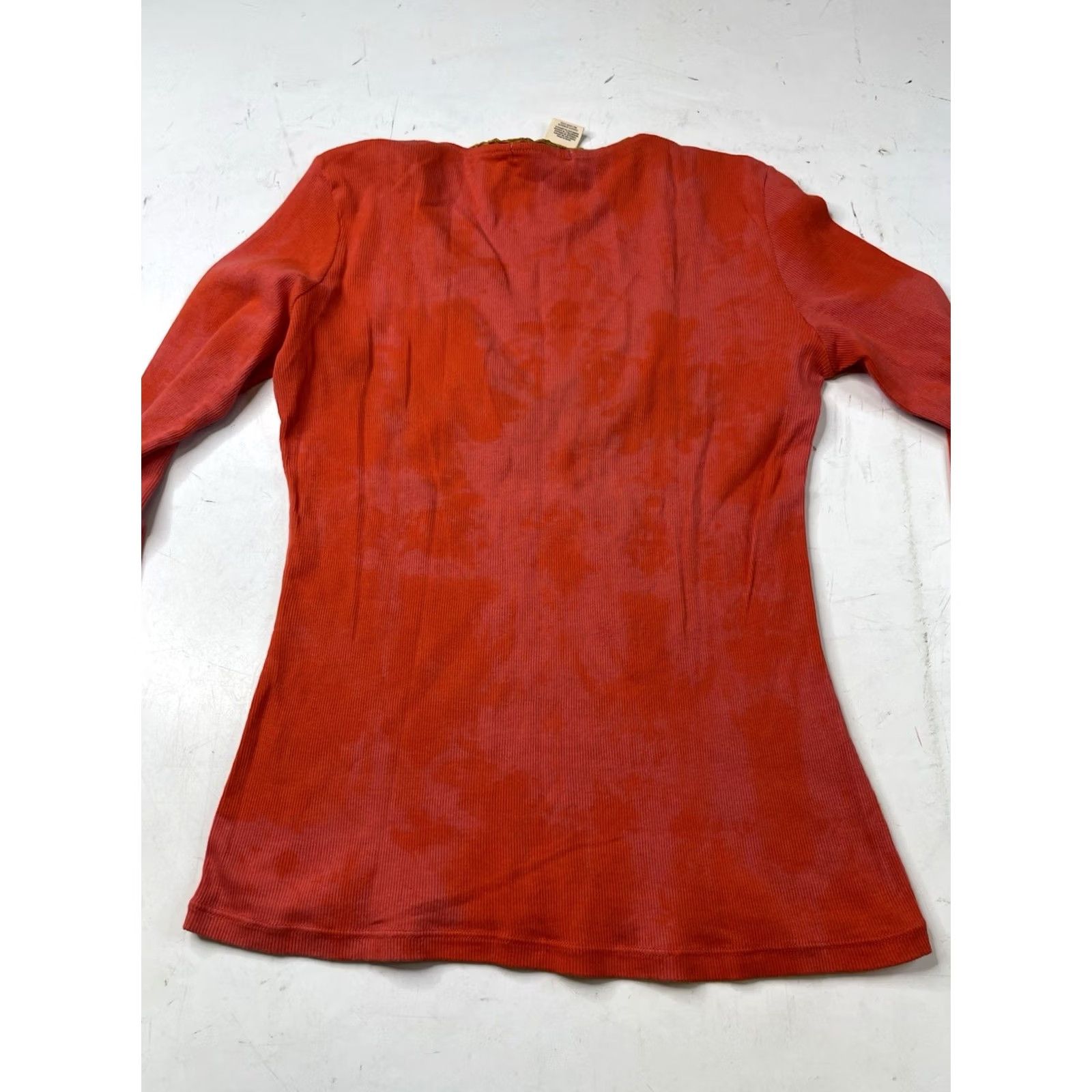 Custo Barcelona VINTAGE Custo Barcelona T-Shirt Shirt Womens 4 Orange Red Cartoon Girl Long Sleeve Slim Cropped 90s Y2k Art Theme Womens Size S / US 4 / IT 40 - 8 Thumbnail
