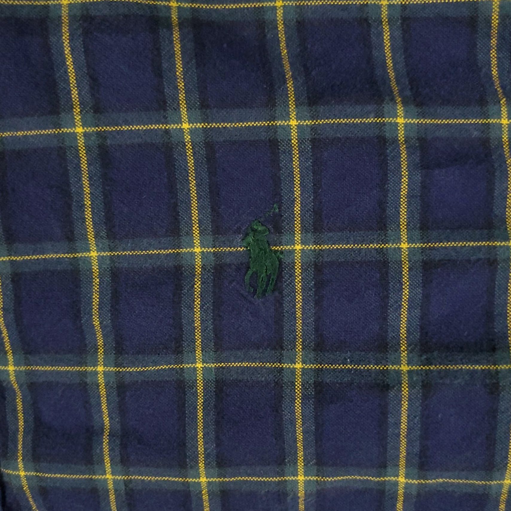 Ralph Lauren Ralph Lauren Mens Medium Blue Check Button-Up Long Sleeve Shirt Casual Size US M / EU 48-50 / 2 - 2 Thumbnail