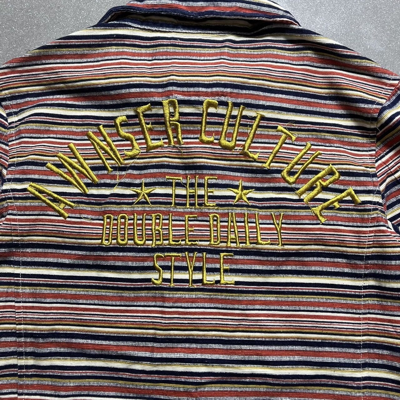 If Six Was Nine × Japanese Brand × Le Grande Bleu (L.G.B.) Riot Japanese Brand Stripe Shirt Size S / US 4 / IT 40 - 9 Thumbnail