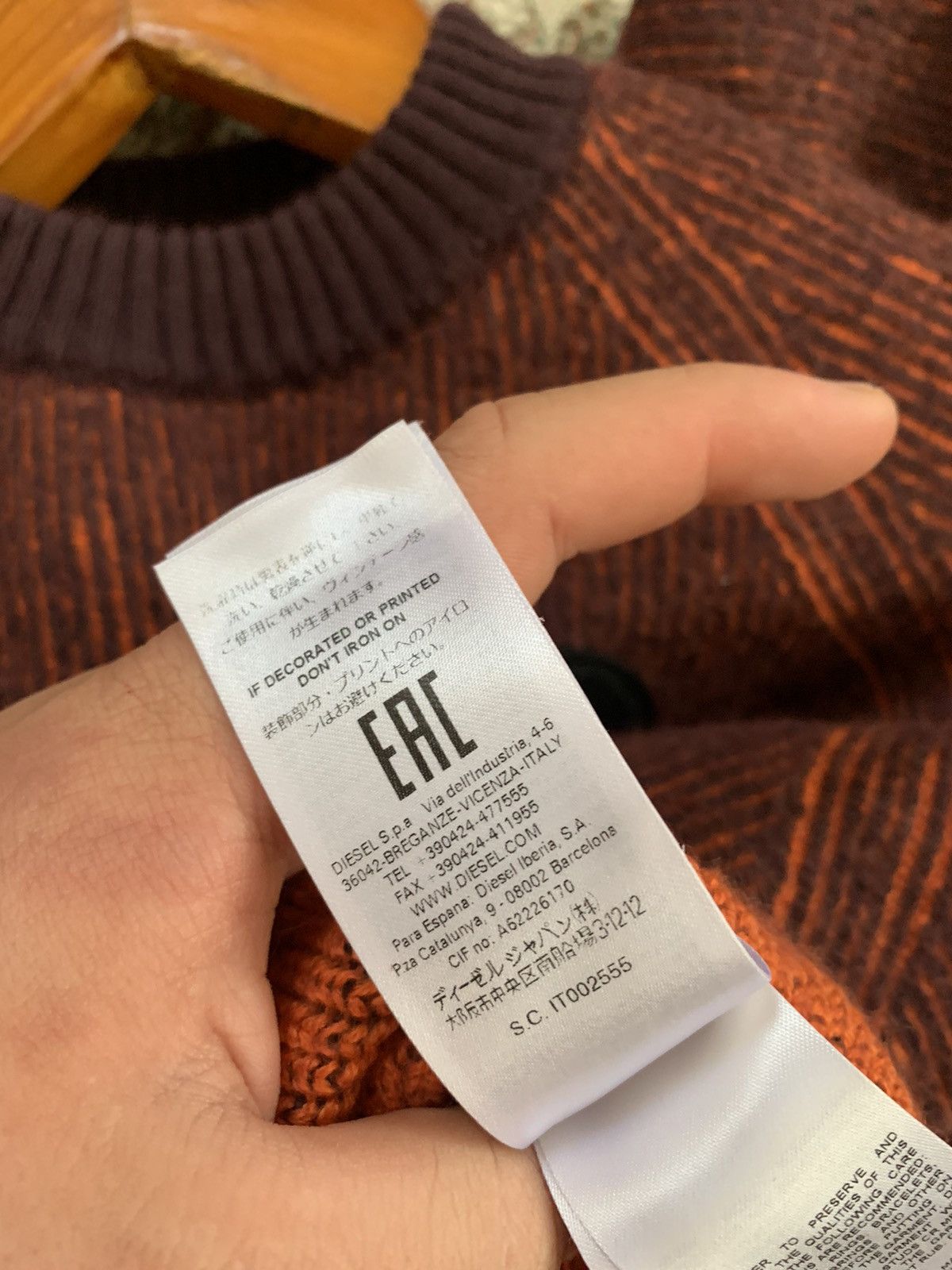 Diesel Diesel sweater Size US S / EU 44-46 / 1 - 7 Thumbnail