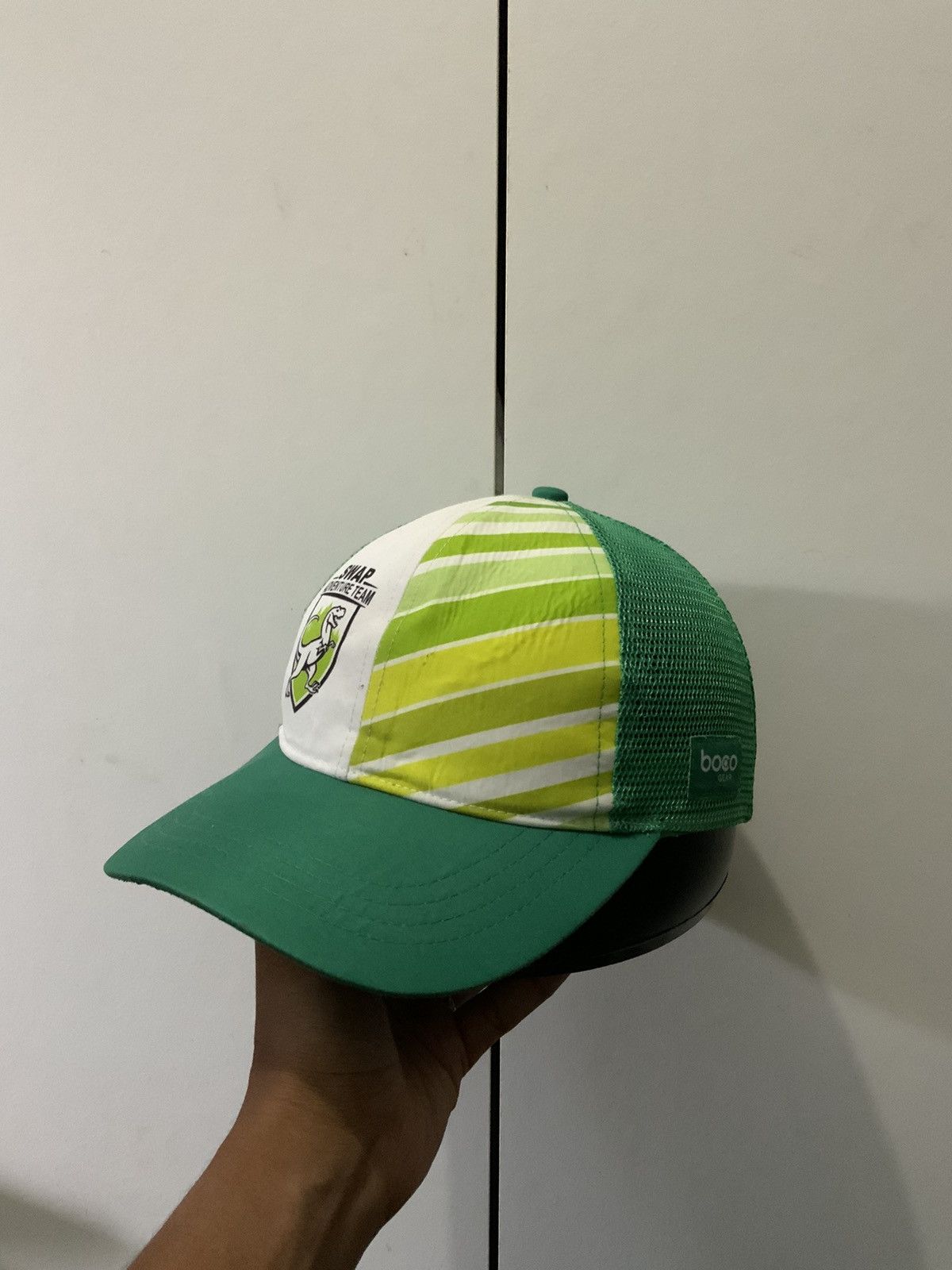 Japanese Brand Swap Adventure Team Green Bogo Gear Trucker Hat Size ONE SIZE - 1 Thumbnail